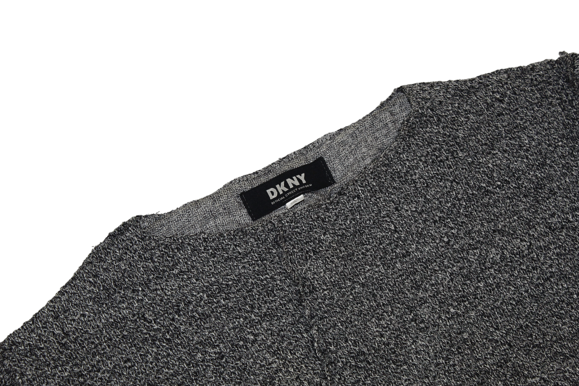 DKNY RARE🔥USA DKNY Official Street Uniform Raw Cut Knit Sweater Size US S / EU 44-46 / 1 - 6 Thumbnail