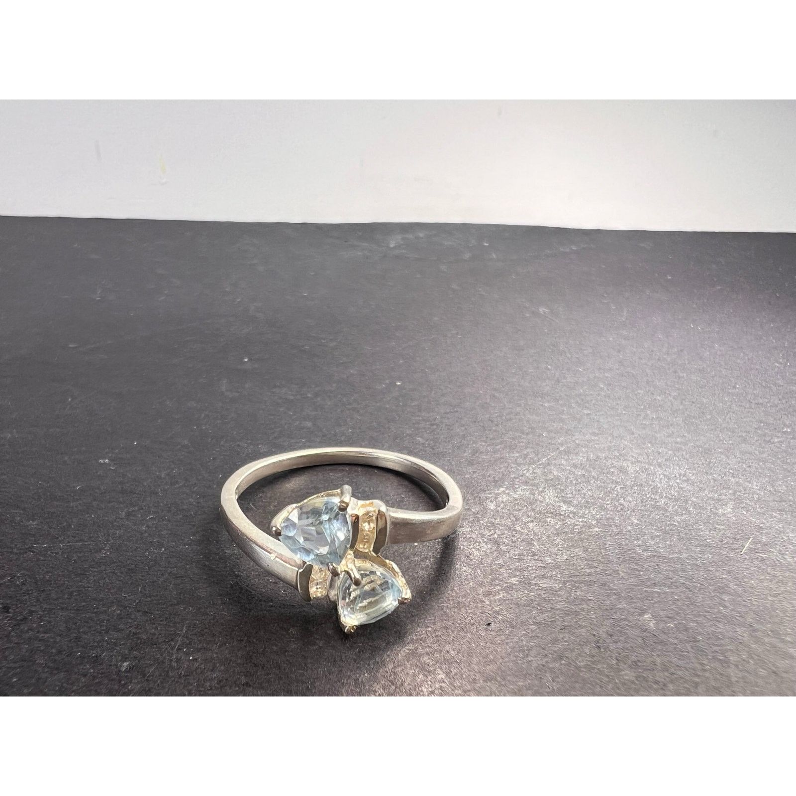 Other Trillium cut blue topaz ring in sterling silver size 9 Size ONE SIZE - 3 Thumbnail