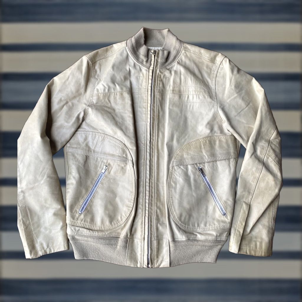 Bomboogie VINTAGE Bomb Boogie Leather Jacket Full Zip Pockets Women's Large Size L / US 10 / IT 46 - 1 Thumbnail