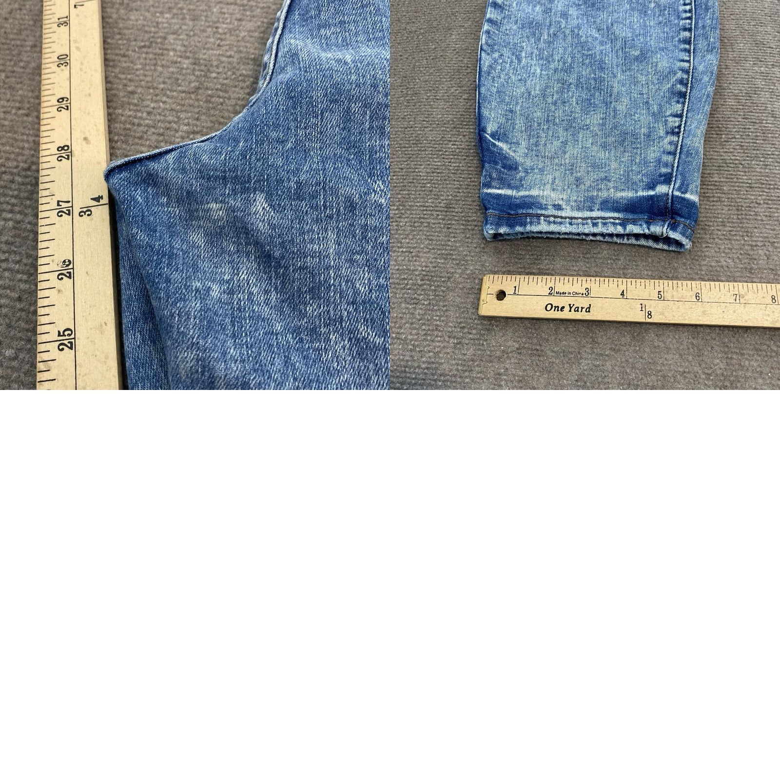 Vintage Judy Blue Jeans Women 24W Skinny Fit High Rise Stretch Denim Distressed JB88158 Size 42" / US 20 - 9 Thumbnail