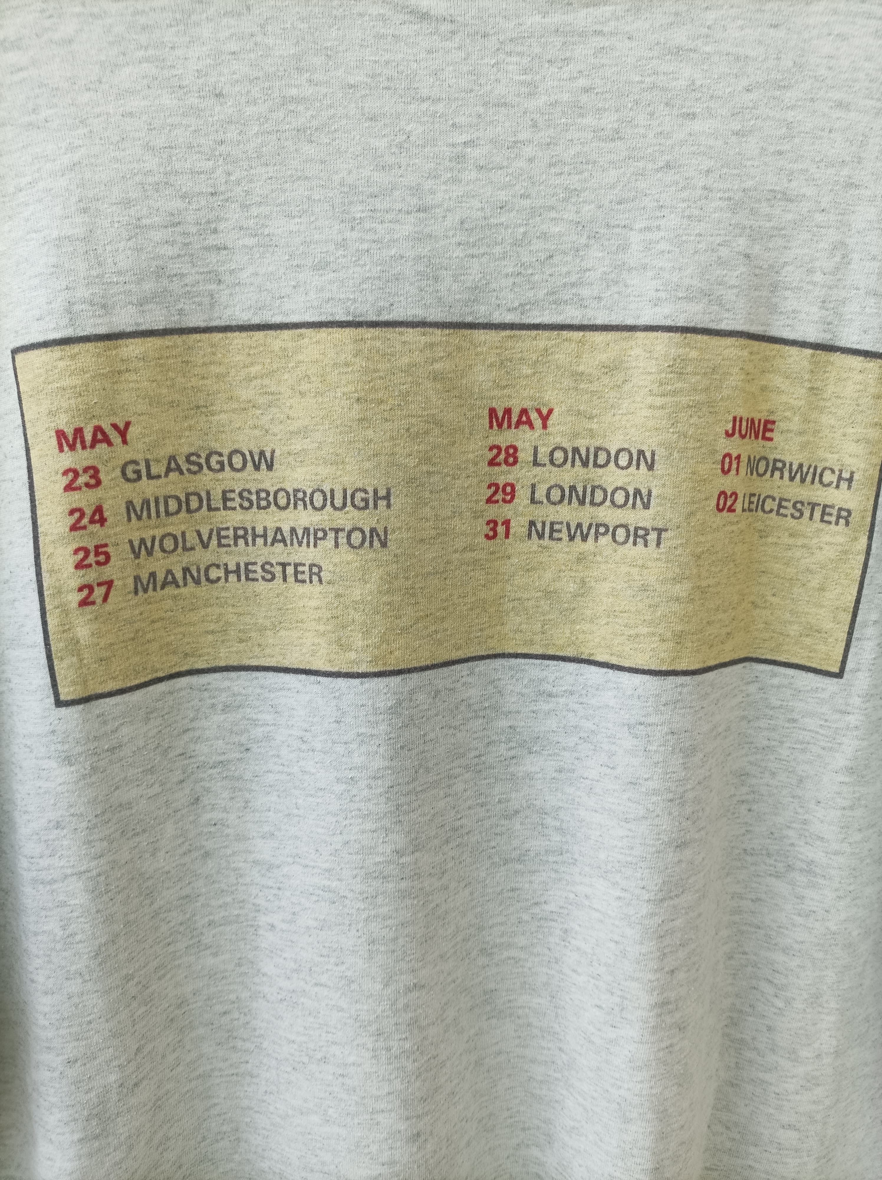 Fruit Of The Loom manic street preachers uk tour 96 Size US XL / EU 56 / 4 - 7 Thumbnail