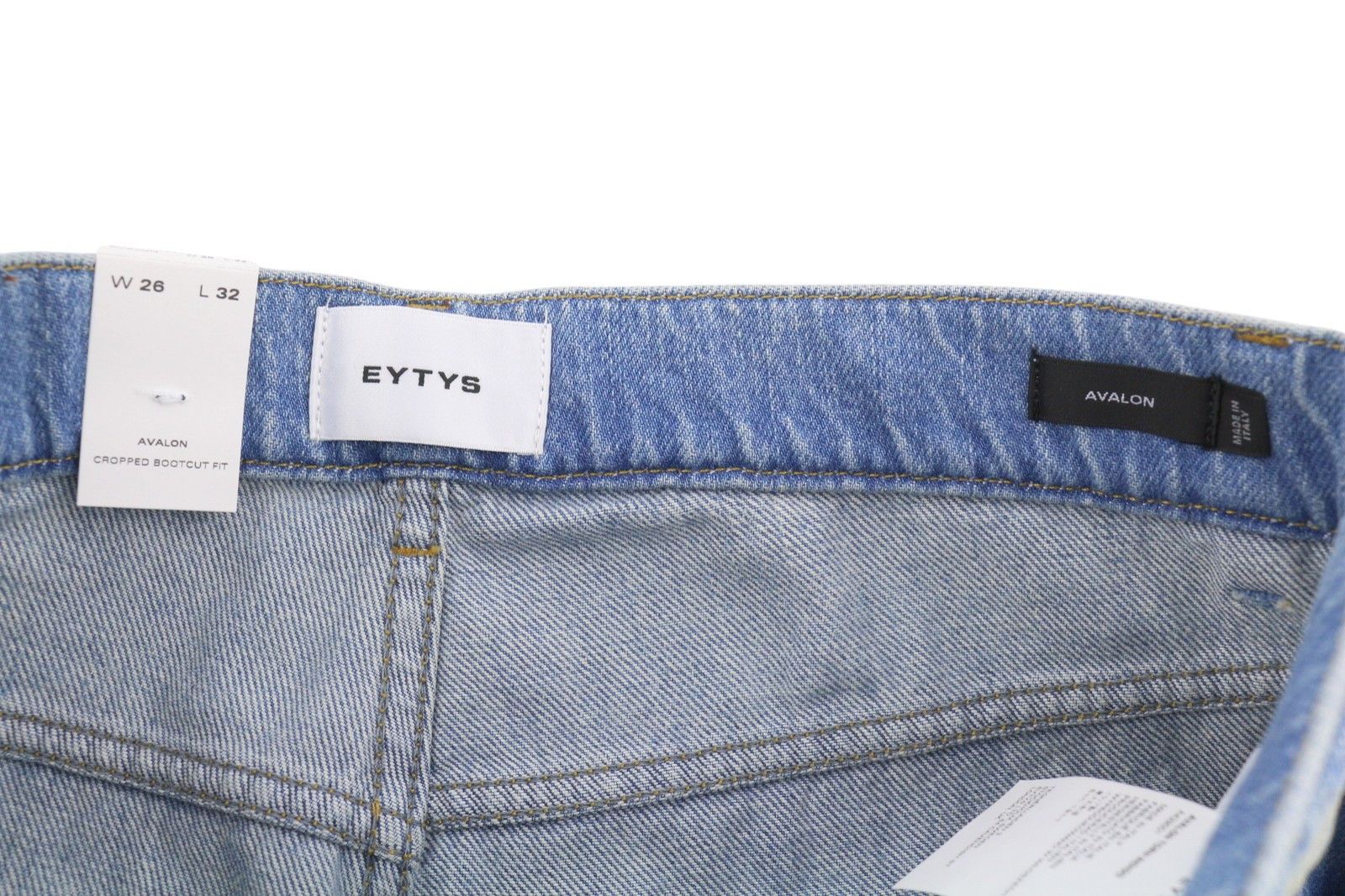 Eytys AVALON TORN INDIGO BOOTCUT W26/L32 Blue RRP370 88886 Size 26" / US 2 / IT 38 - 11 Thumbnail