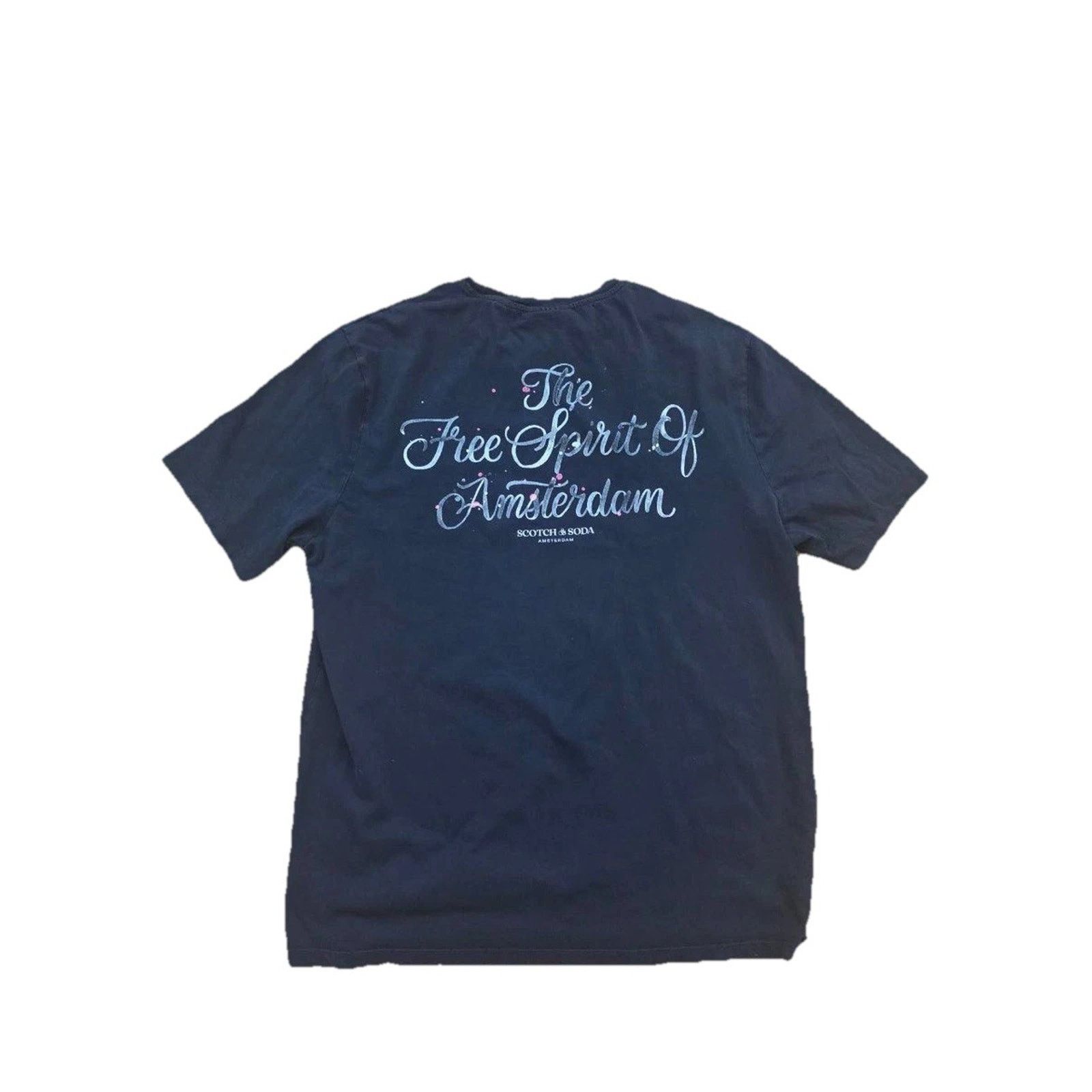Scotch & Soda SCOTCH & SODA artwork T-shirt Black Top XXL A001231 Size US XXL / EU 58 / 5 - 4 Thumbnail