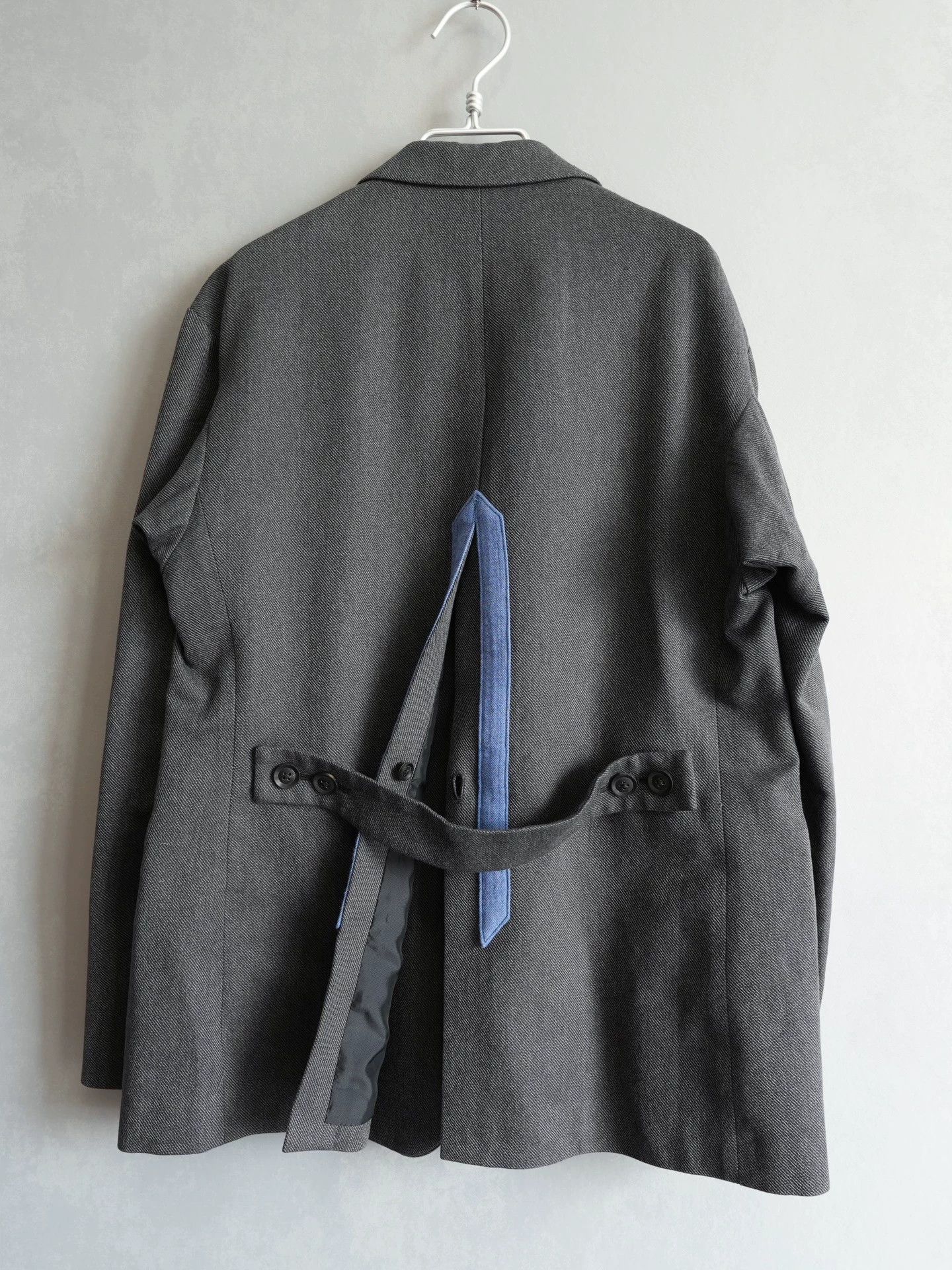 Yohji Yamamoto Yohji Yamamoto 17AW Asymmetric Collar Slit Show Jacket 2 Size US M / EU 48-50 / 2 - 7 Thumbnail