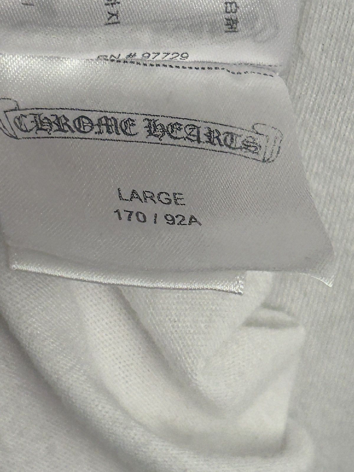 Chrome Hearts Chrome Hearts Floral Cross white long-sleeve T-shirt Large Size US L / EU 52-54 / 3 - 7 Thumbnail