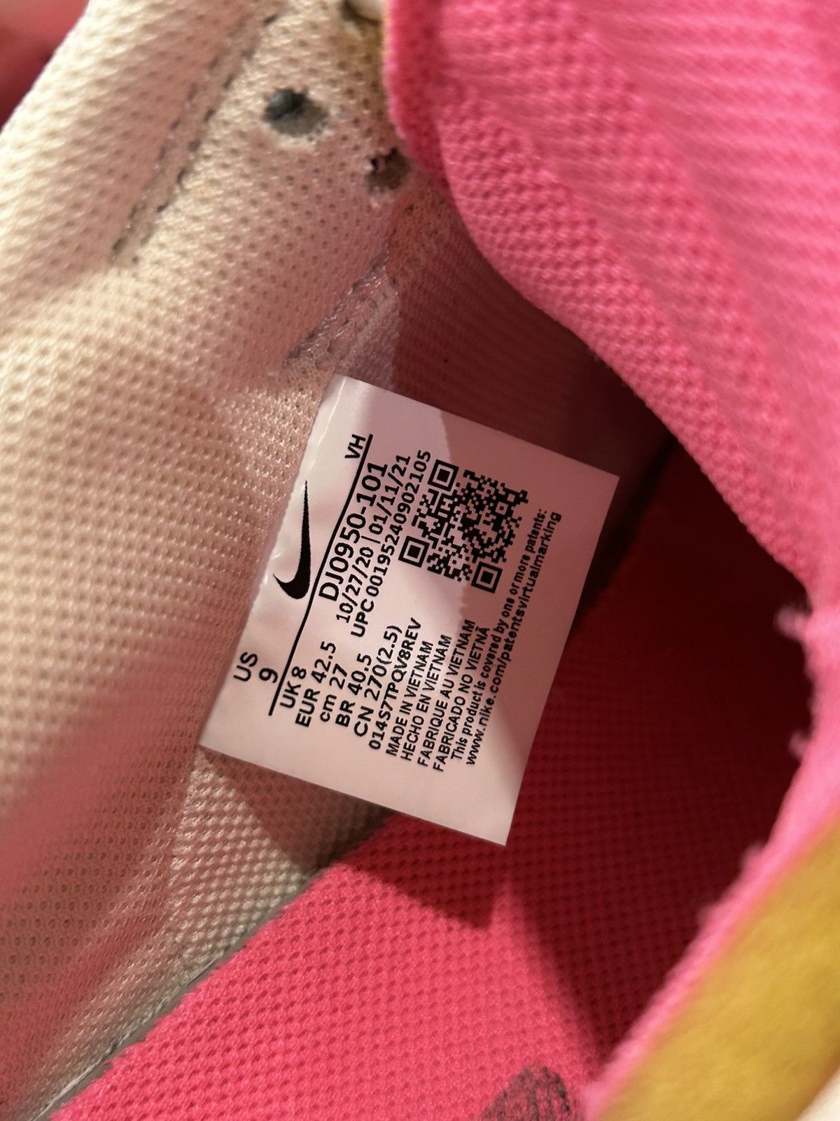 Nike × Off-White Off-White X Nike Dunk Low ‘Lot 15’ Size US 9 / EU 42 - 6 Thumbnail