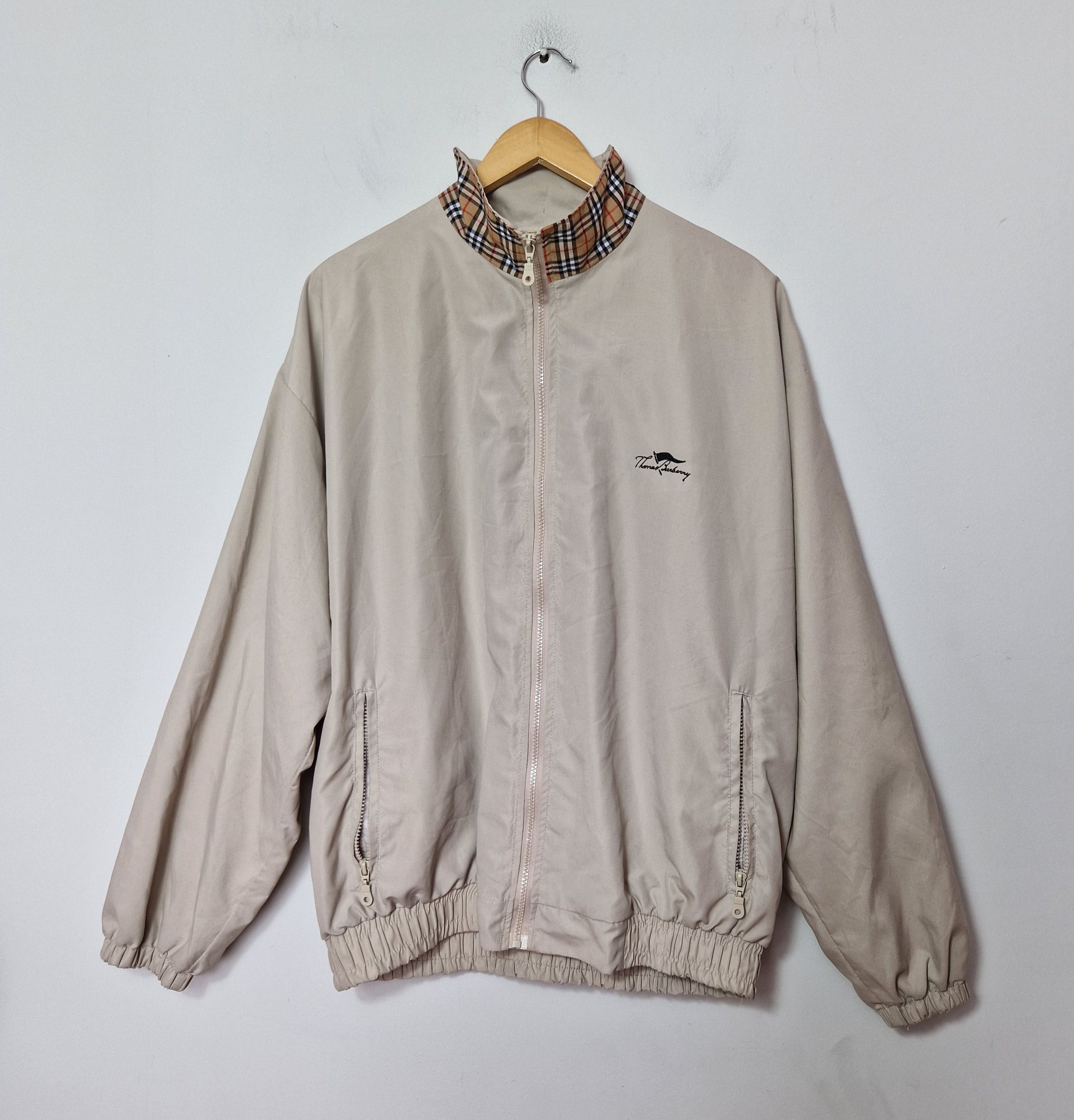 image of Thomas Burberry Vintage Jacket in Beige, Men's (Size XL)