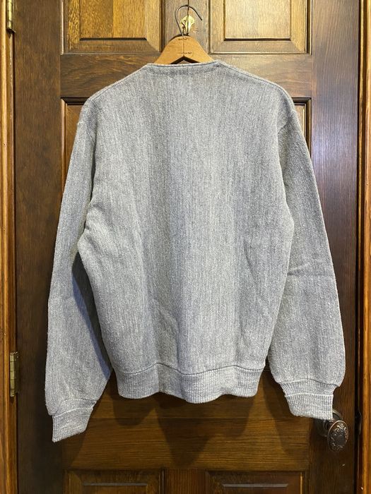 Robert Bruce 90s Vintage Arnold Palmer Grey Cardigan Knit Sweater