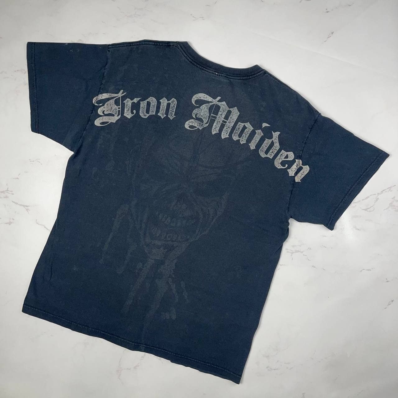 Vintage Vintage X Band tees Iron Maiden 2007 Rock Tour Rap Merch L Size US L / EU 52-54 / 3 - 11 Thumbnail