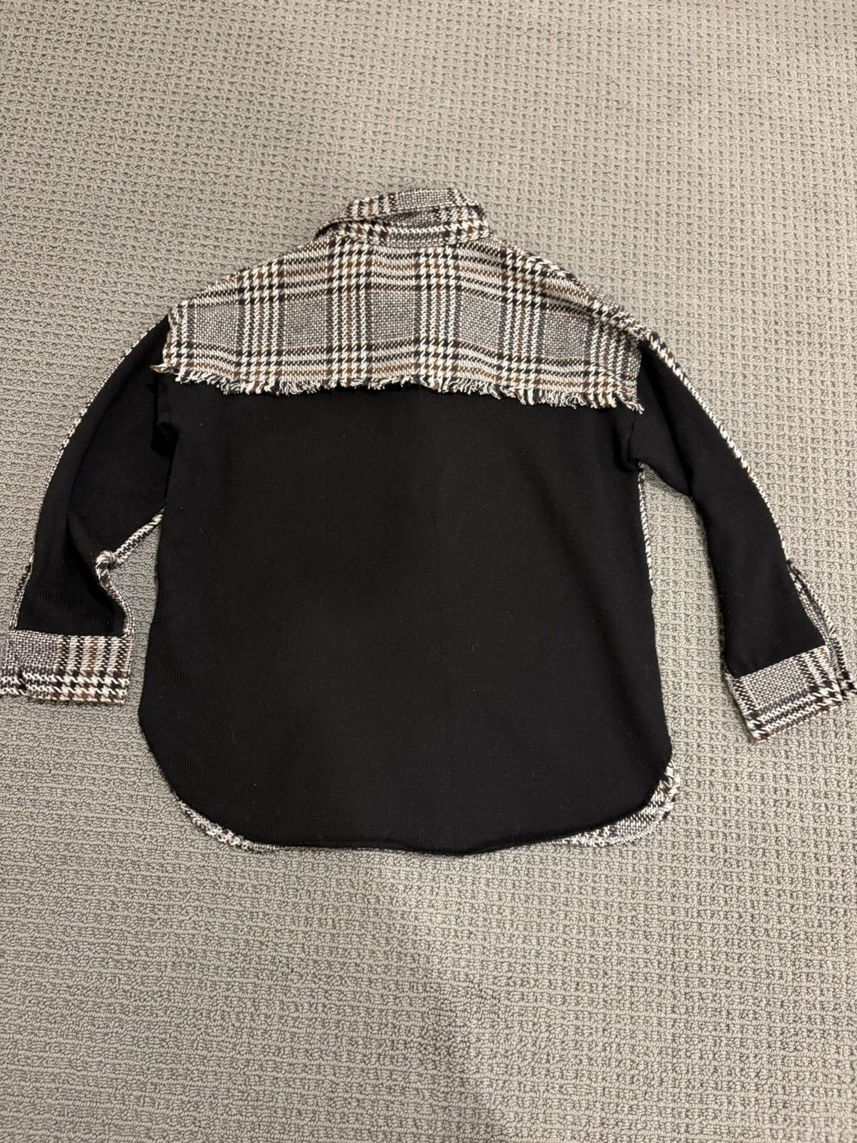 Alpha Studio 100% wool jacket plaid with black. Size 42 italy Size M / US 6-8 / IT 42-44 - 2 Thumbnail