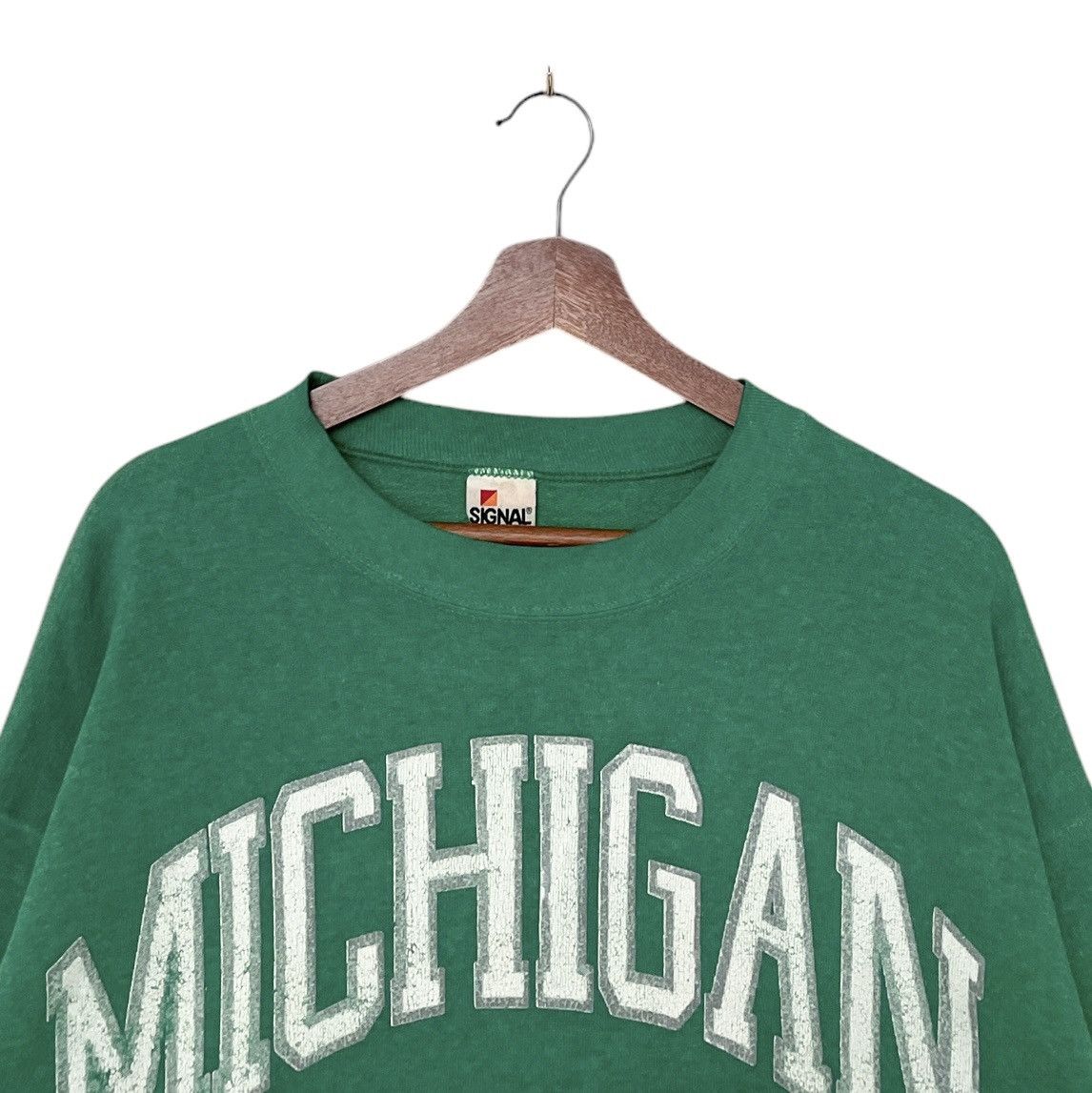 Vintage Vintage Michigan State Sweatshirt Made In Usa 1990s Size US XL / EU 56 / 4 - 7 Thumbnail