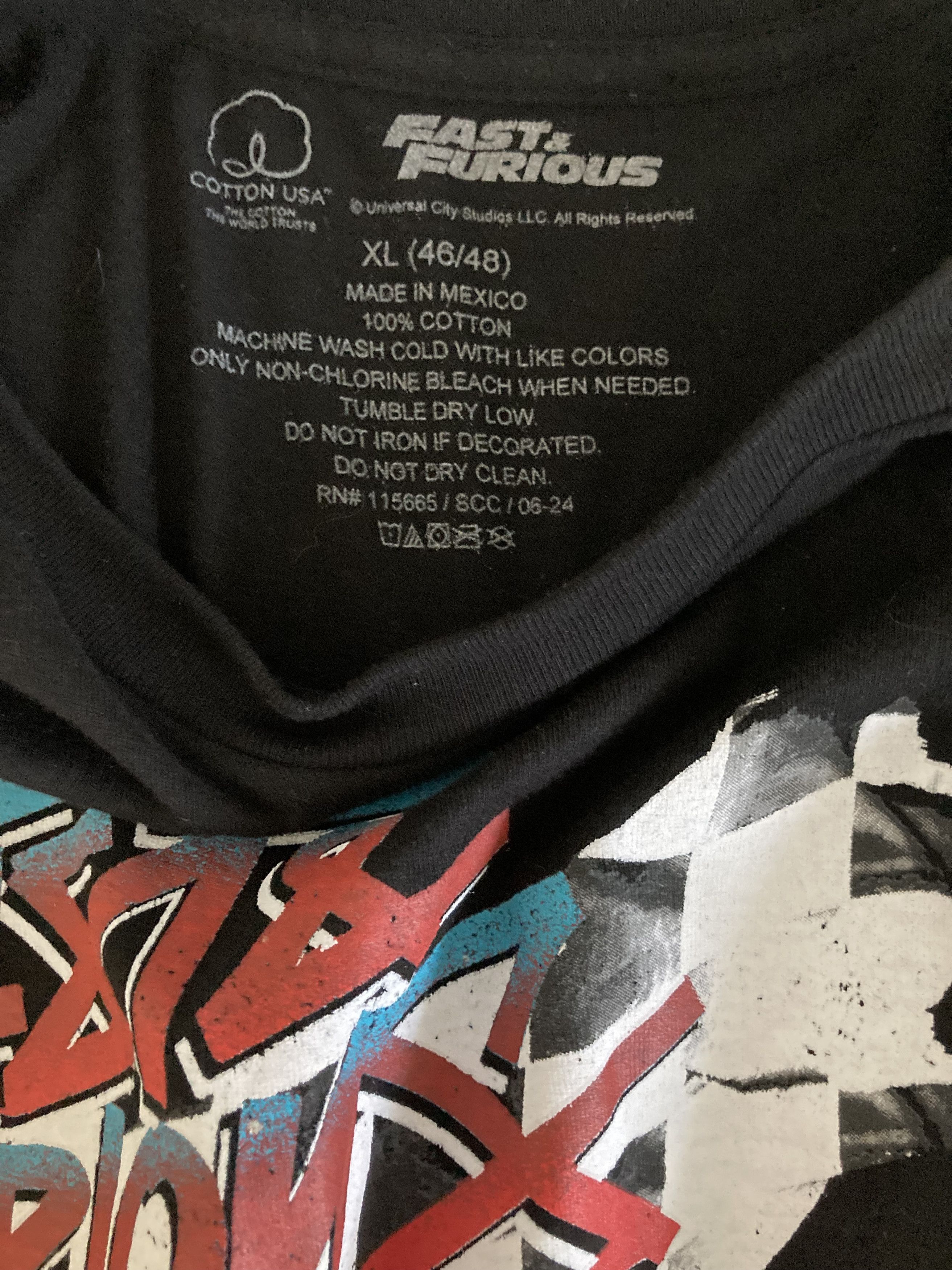 Universal Studios Y2K Original Fast & Furious Promo Graphic Tee XL Size US XL / EU 56 / 4 - 5 Thumbnail