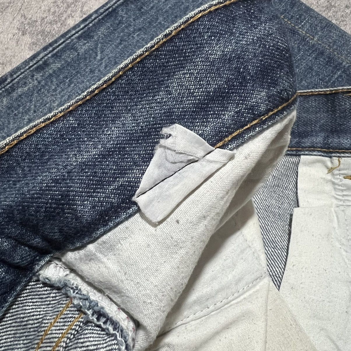 Helmut Lang Helmut Lang 1998 Worn & Altered Classic Raw Denim Cut Jeans Size US 34 / EU 50 - 10 Thumbnail