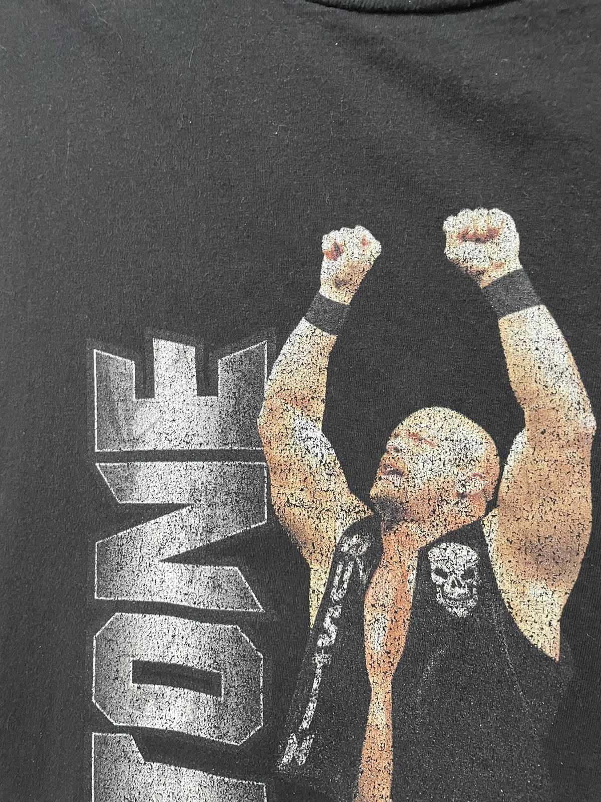 Vintage × WWE × WWF Vintage 00s Stone Cold T Shirt Steve Austin Tee Wrestling Size US L / EU 52-54 / 3 - 4 Thumbnail