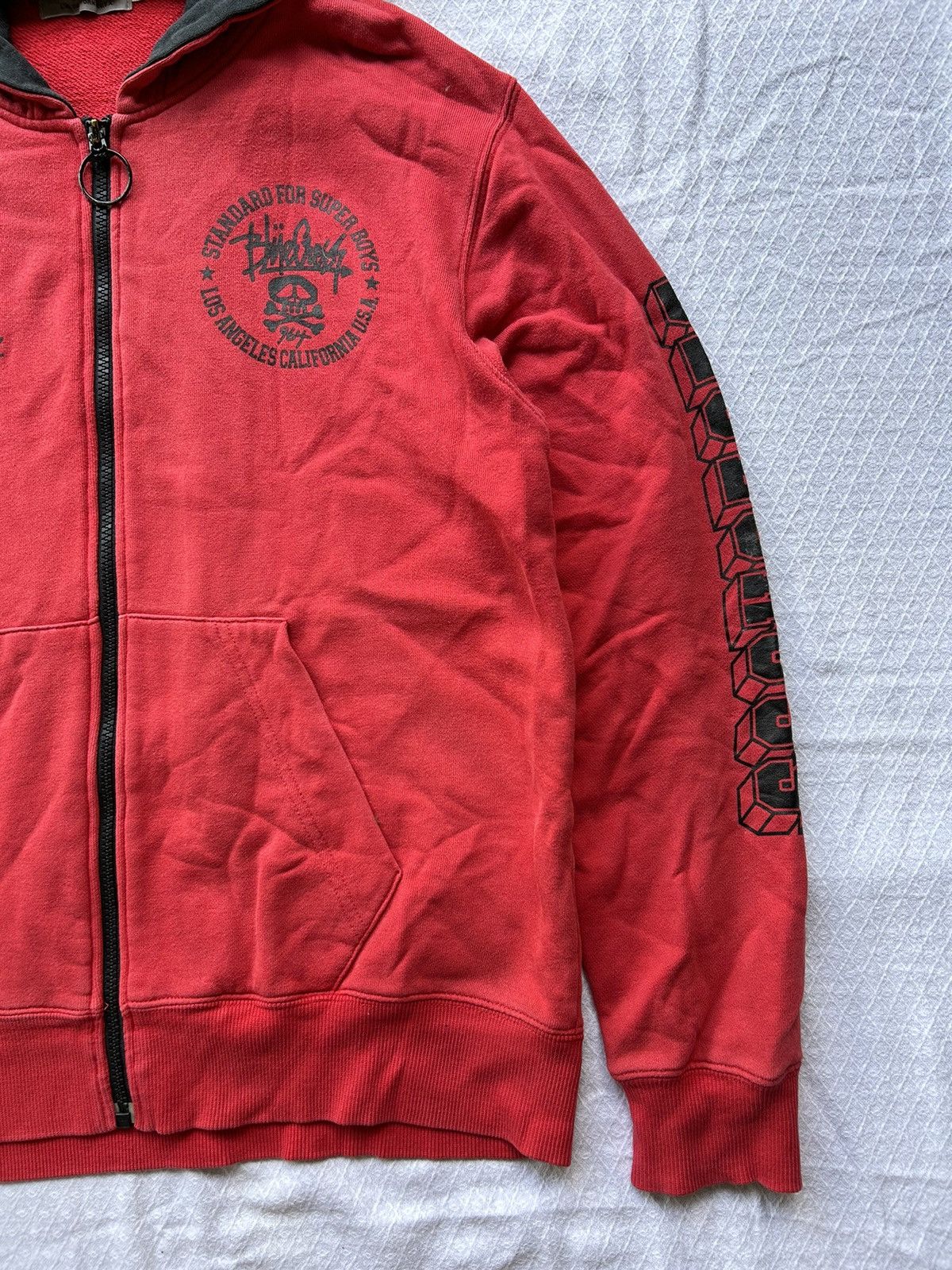 Japanese Brand Japanese Blue Cross Poem Zip Hoodie Size US L / EU 52-54 / 3 - 3 Thumbnail