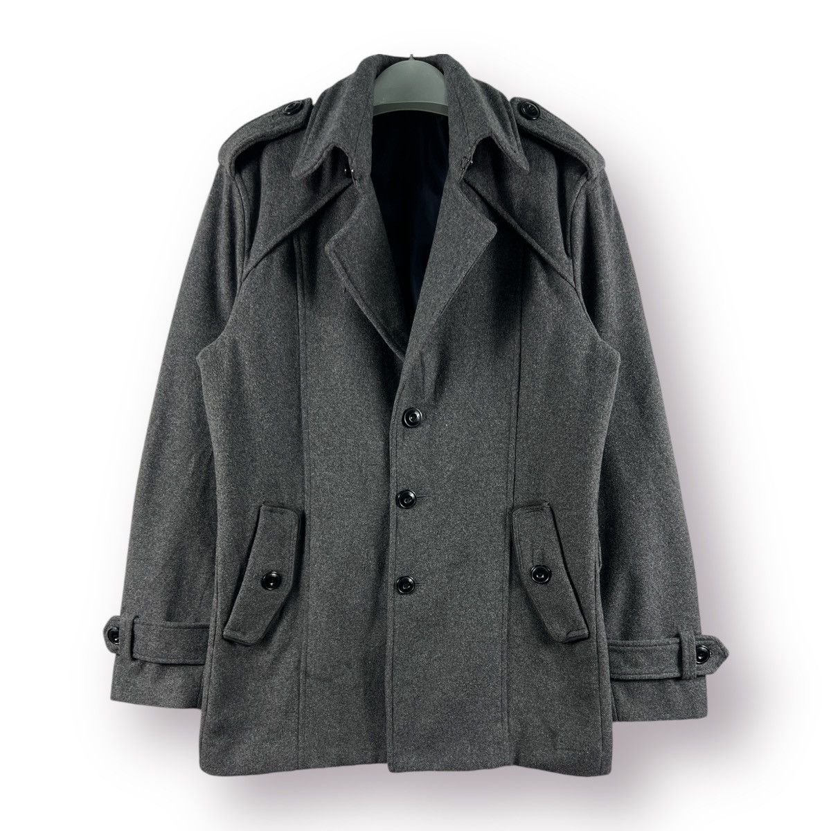 If Six Was Nine × Japanese Brand × semanticdesign 🔥 Semantic Design wool Coat Size US S / EU 44-46 / 1 - 1 Thumbnail