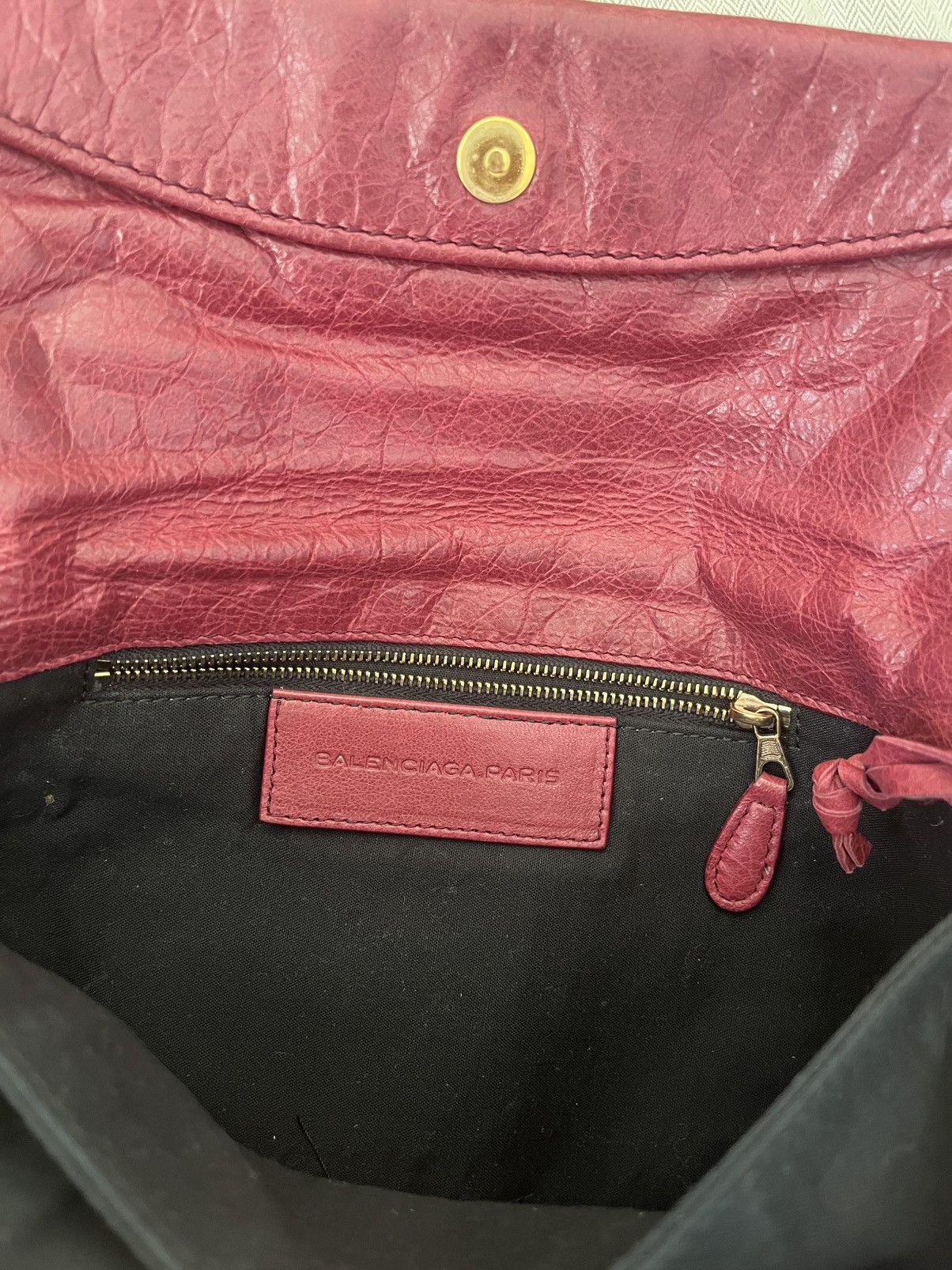 Balenciaga Balenciaga Envelop Leather Bag Size ONE SIZE - 6 Thumbnail