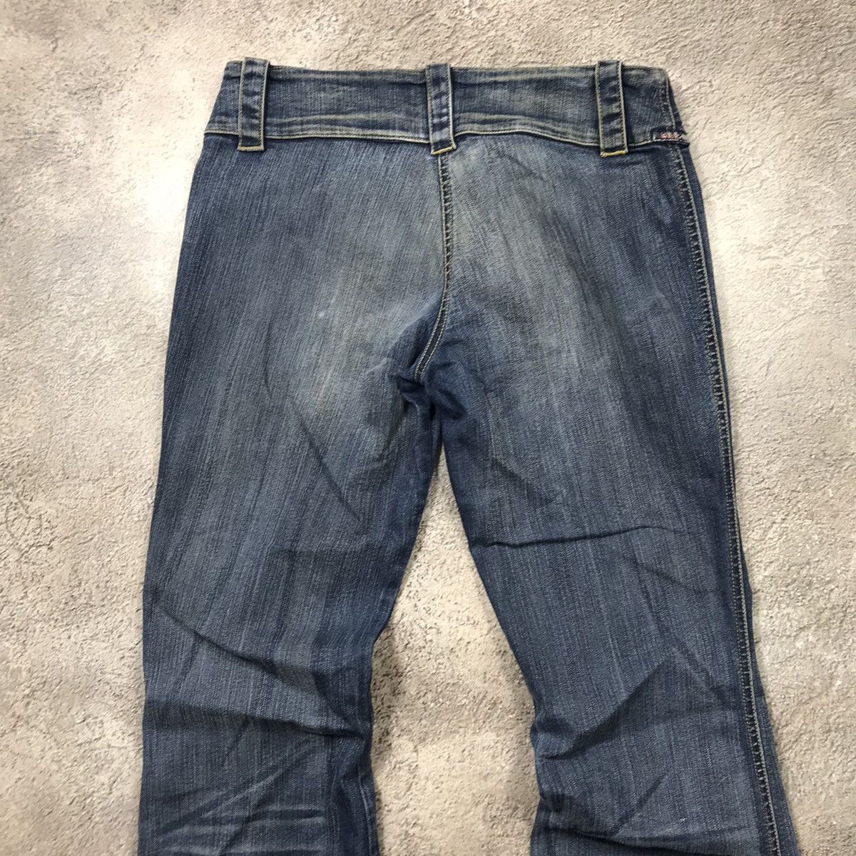Vintage Vintage Y2K Flared Distressed Jeans Grunge Skate Boxy 29 Size 29" - 4 Thumbnail