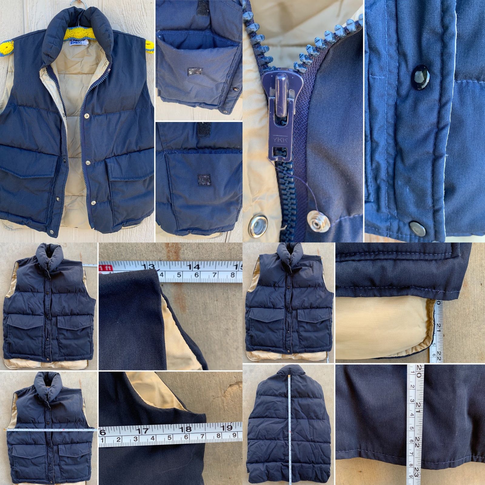 Lands' End VINTAGE Lands' End Puffer Vest Shirt Boys? Size S / US 4 / IT 40 - 8 Thumbnail