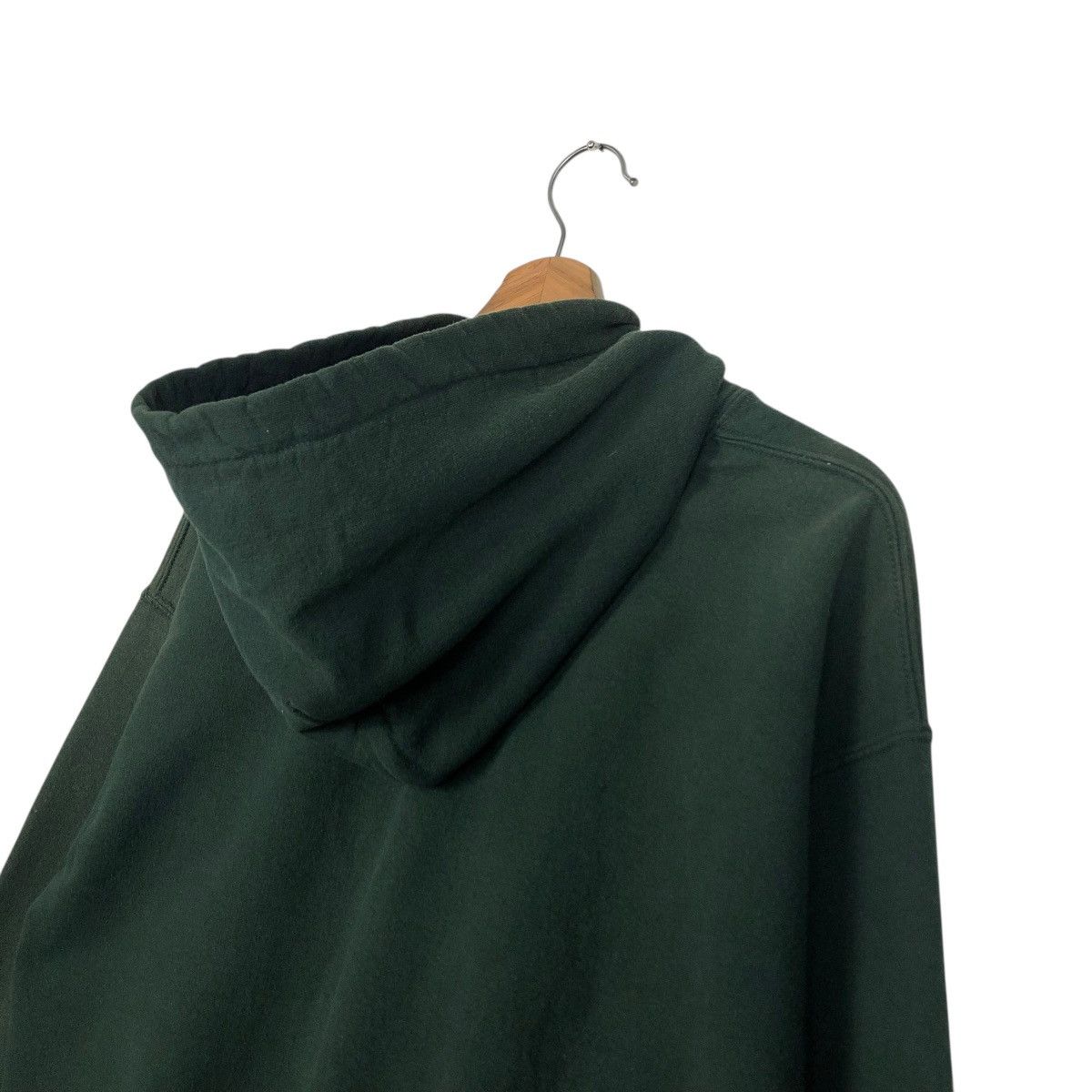 Vintage 🔥RICH GREEN HOODIE PULL OVER RIVERVIEW BIBLE CAMP BIG LOGO Size US M / EU 48-50 / 2 - 12 Thumbnail