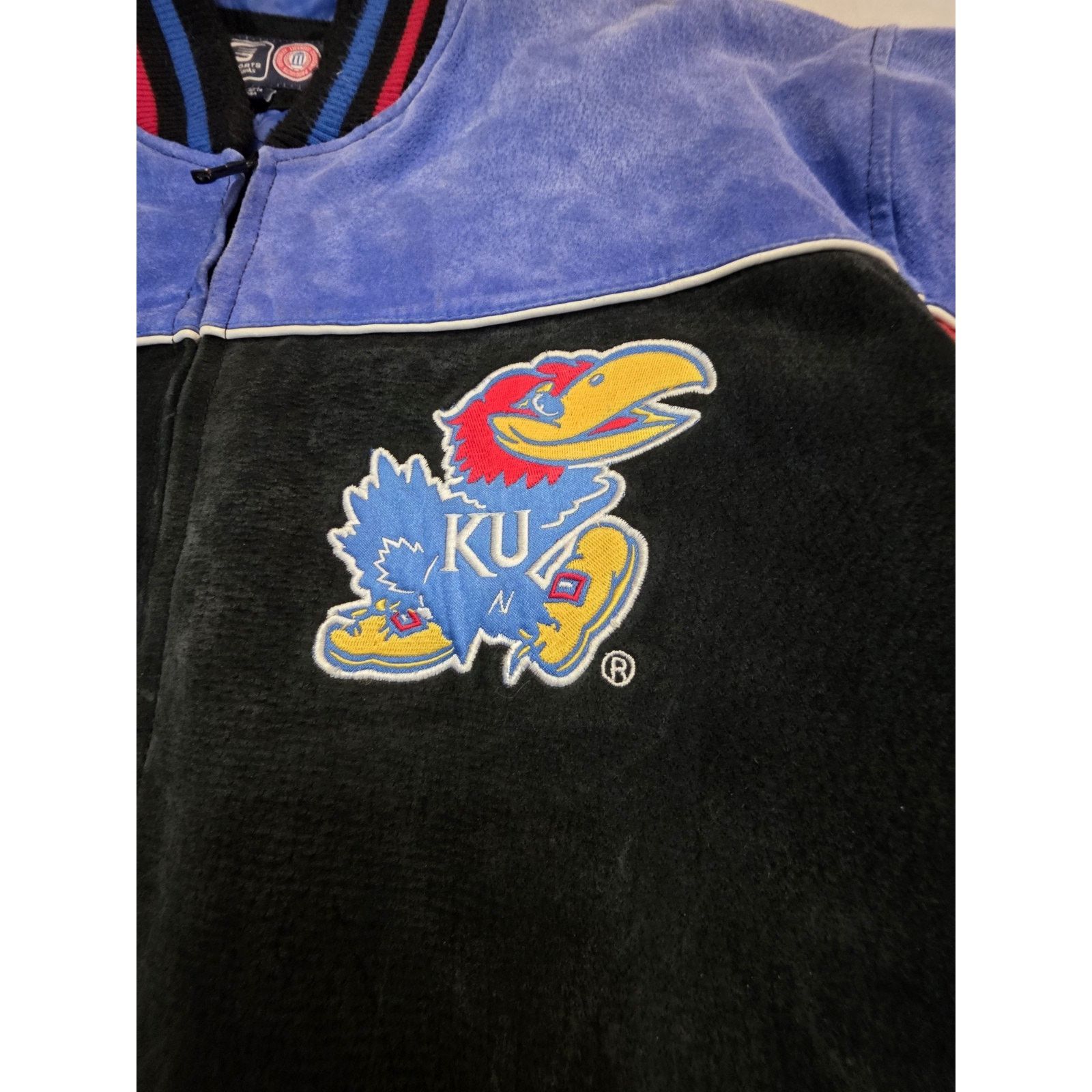 G-III Kansas Jayhawks G-III brand Men's Blk Suede Size Xl Varsity Size US XL / EU 56 / 4 - 6 Thumbnail