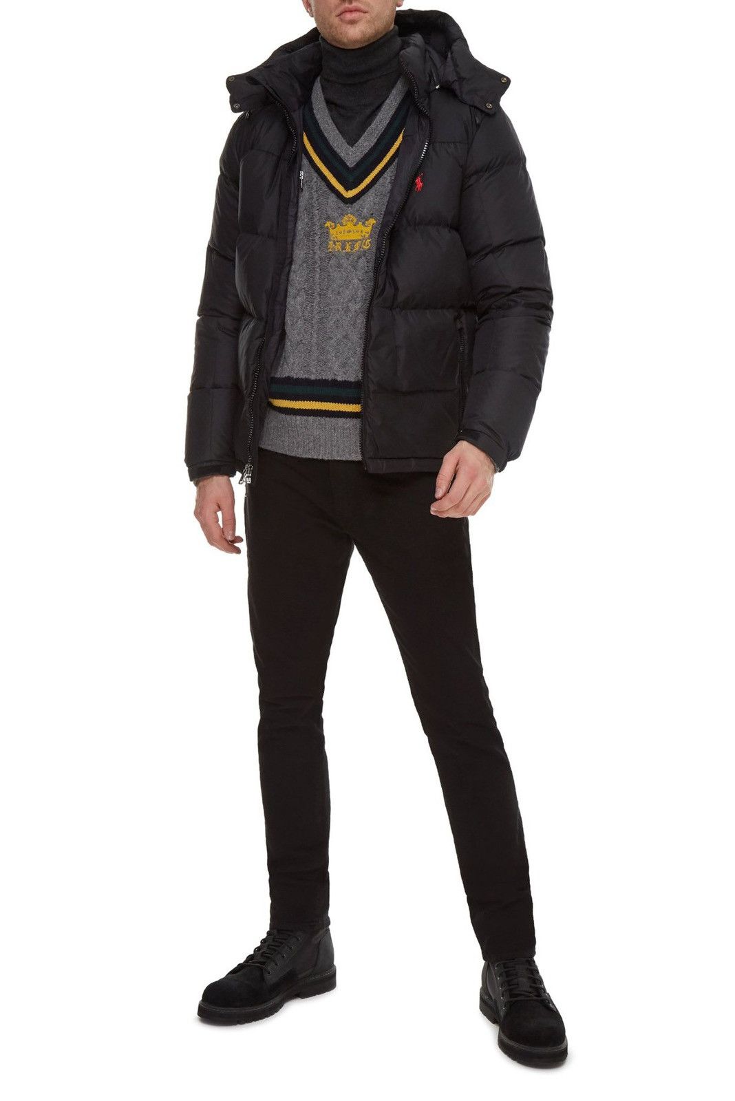 Polo Ralph Lauren 🇺🇸❗️NEW Ralph Lauren Hooded Down Puffer Black El Cap Jacket Size US XL / EU 56 / 4 - 18 Thumbnail