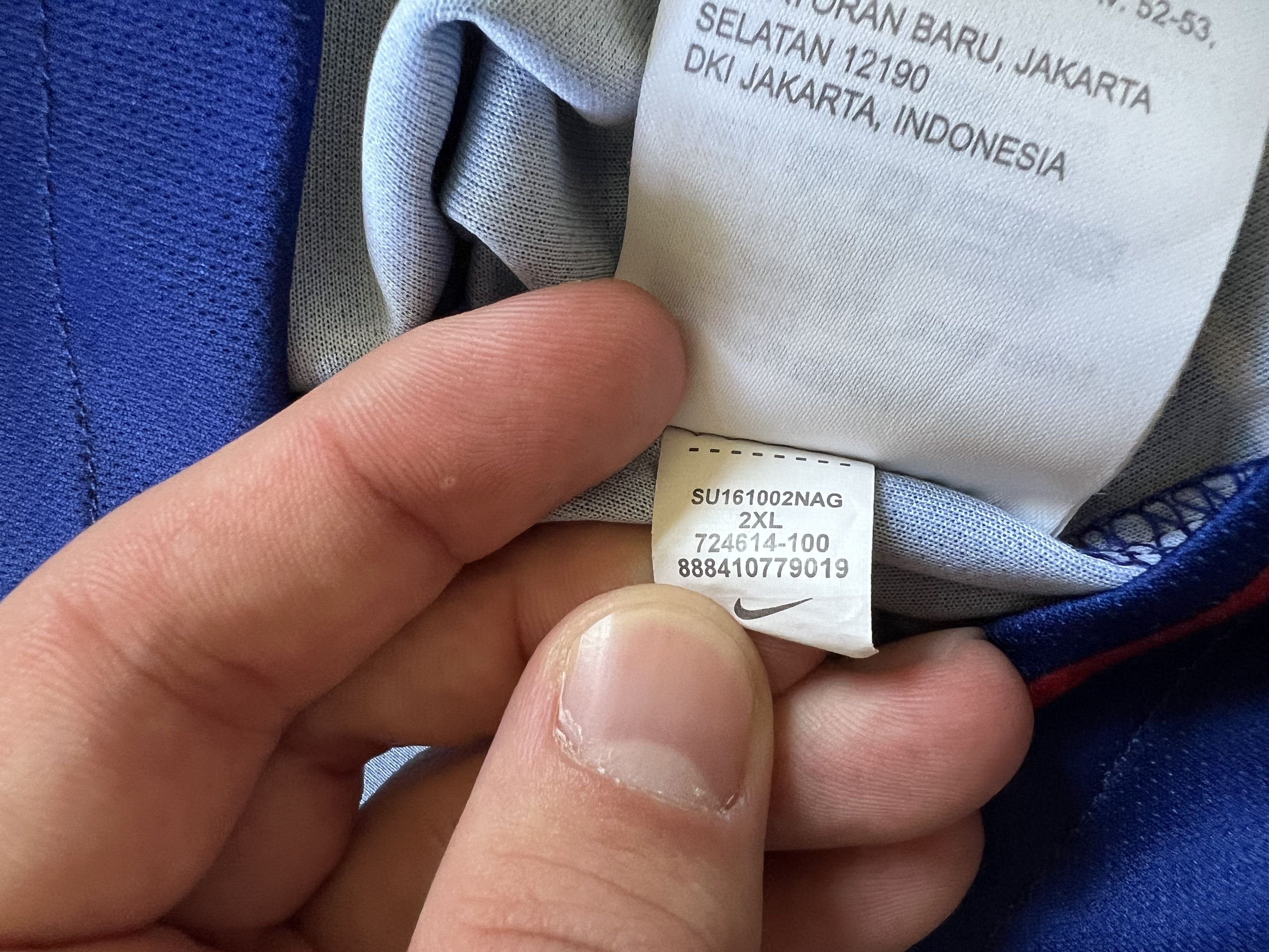 Nike Nike Chelsea Vapor Match Home Football Shirt 2018 Size US XXL / EU 58 / 5 - 9 Thumbnail