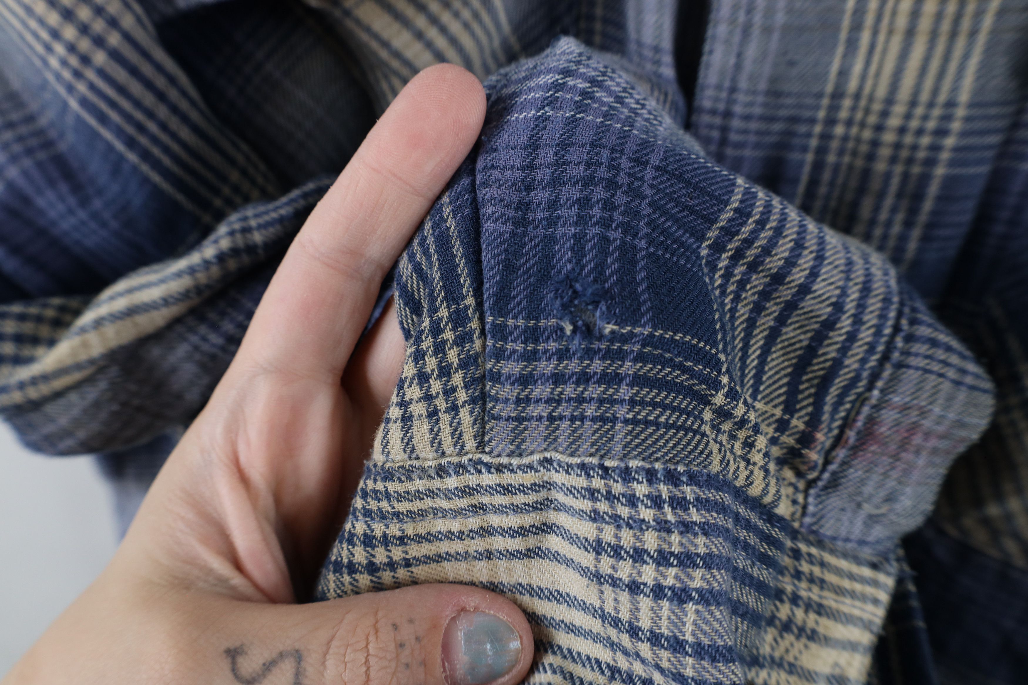 Vintage Vintage 90s Streetwear Thermal Lined Flannel Shirt Jacket Size US XL / EU 56 / 4 - 5 Thumbnail