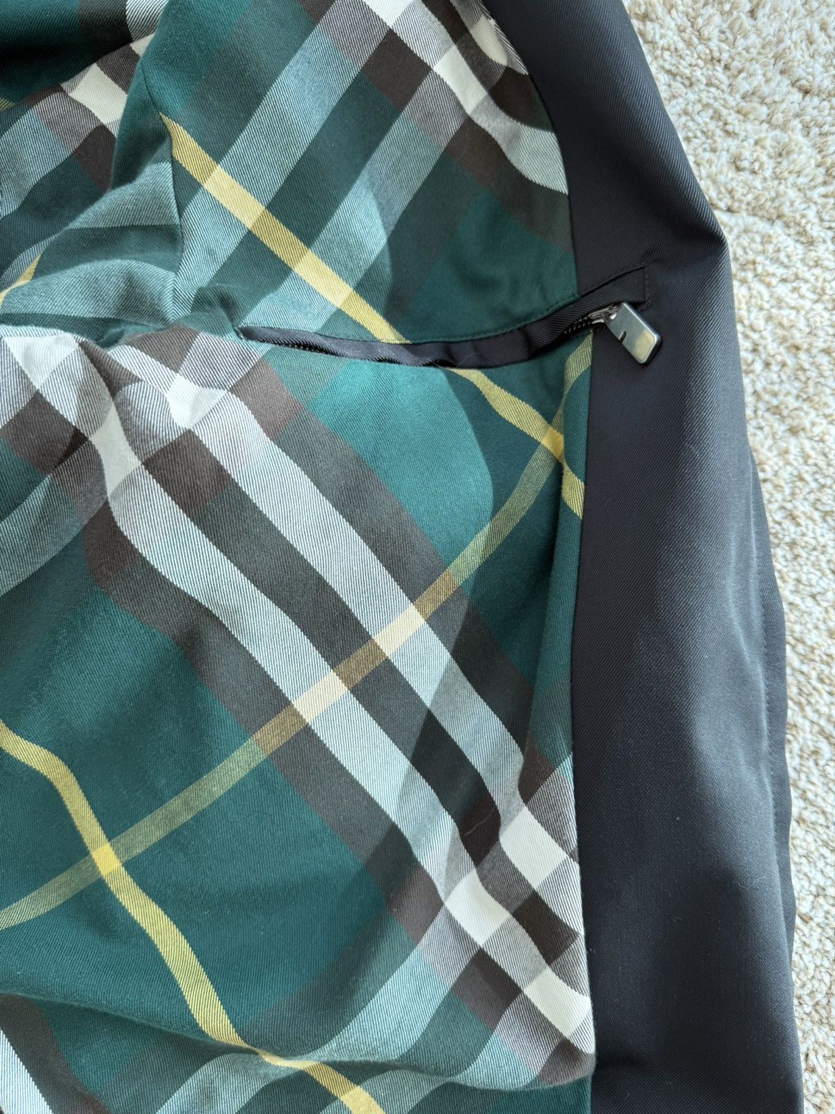 Burberry Check Lined Zip Up Jacket Size US M / EU 48-50 / 2 - 11 Thumbnail