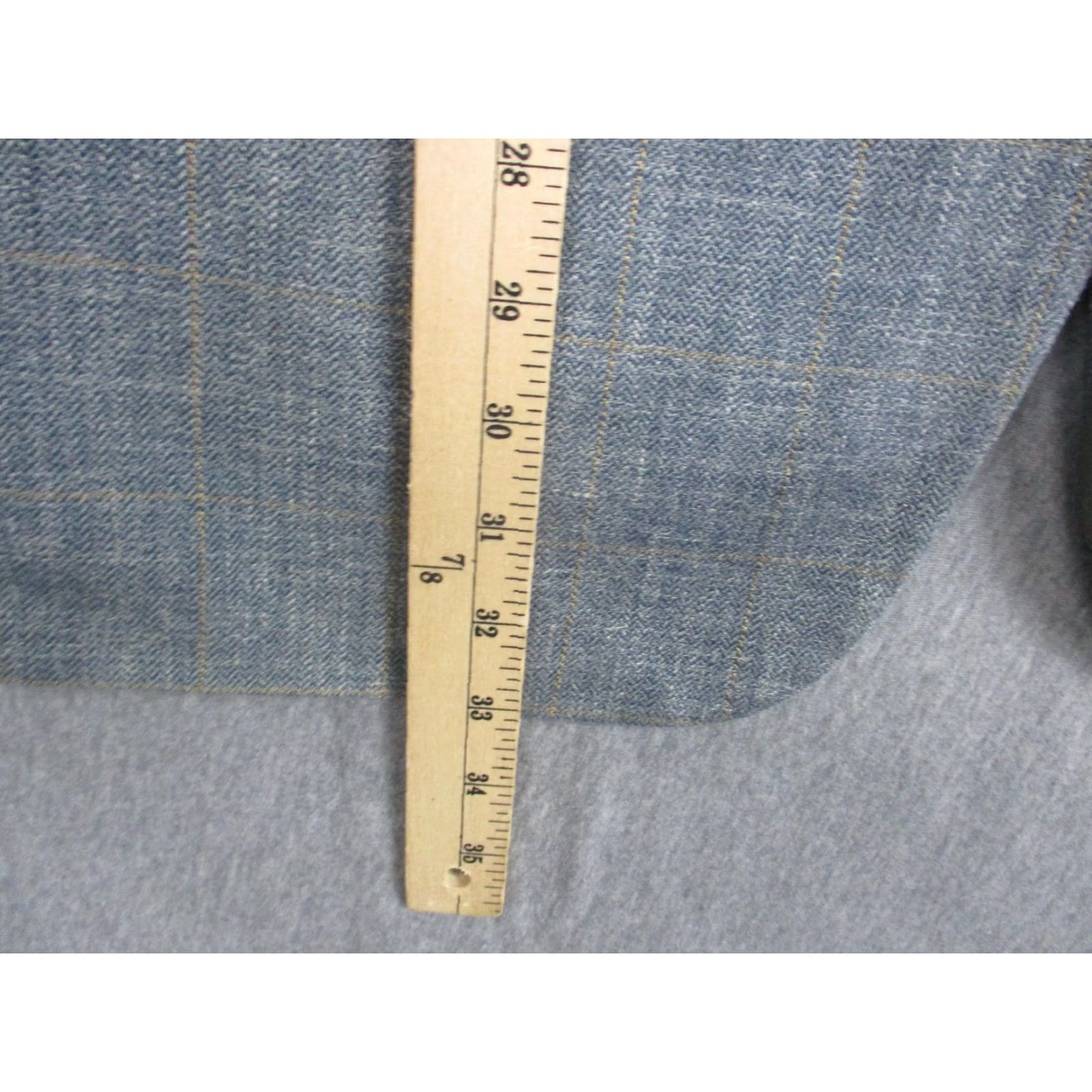 Brooks Brothers Brooks Brothers Sport Coat Men 46 Regular Gray Windowpane Herringbone Notch Two-Button Jacket Blazer USA Regular Fit Tweed Plaid 2 Piece Size 46R - 3 Thumbnail