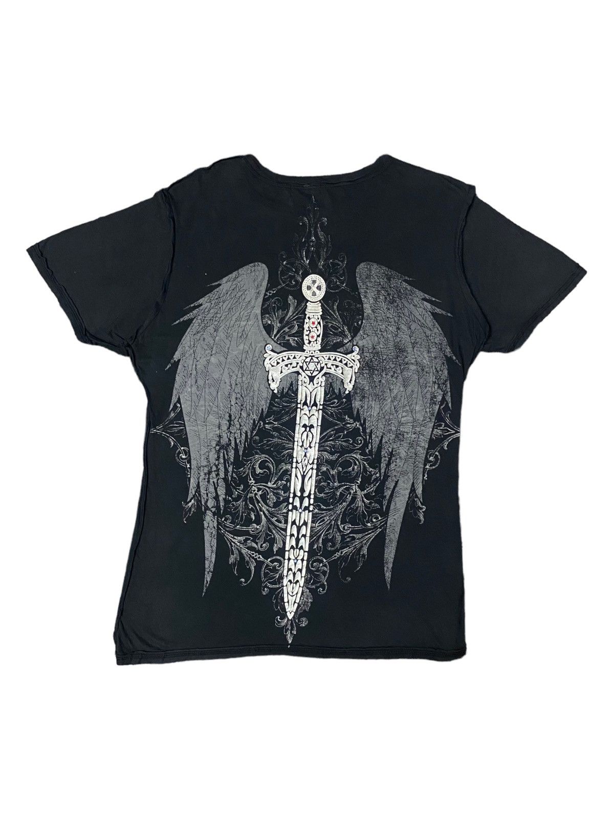 20471120 × Affliction Crumanato LA Brand Art Magic Sword Winger Iconic Power Size US M / EU 48-50 / 2 - 2 Thumbnail