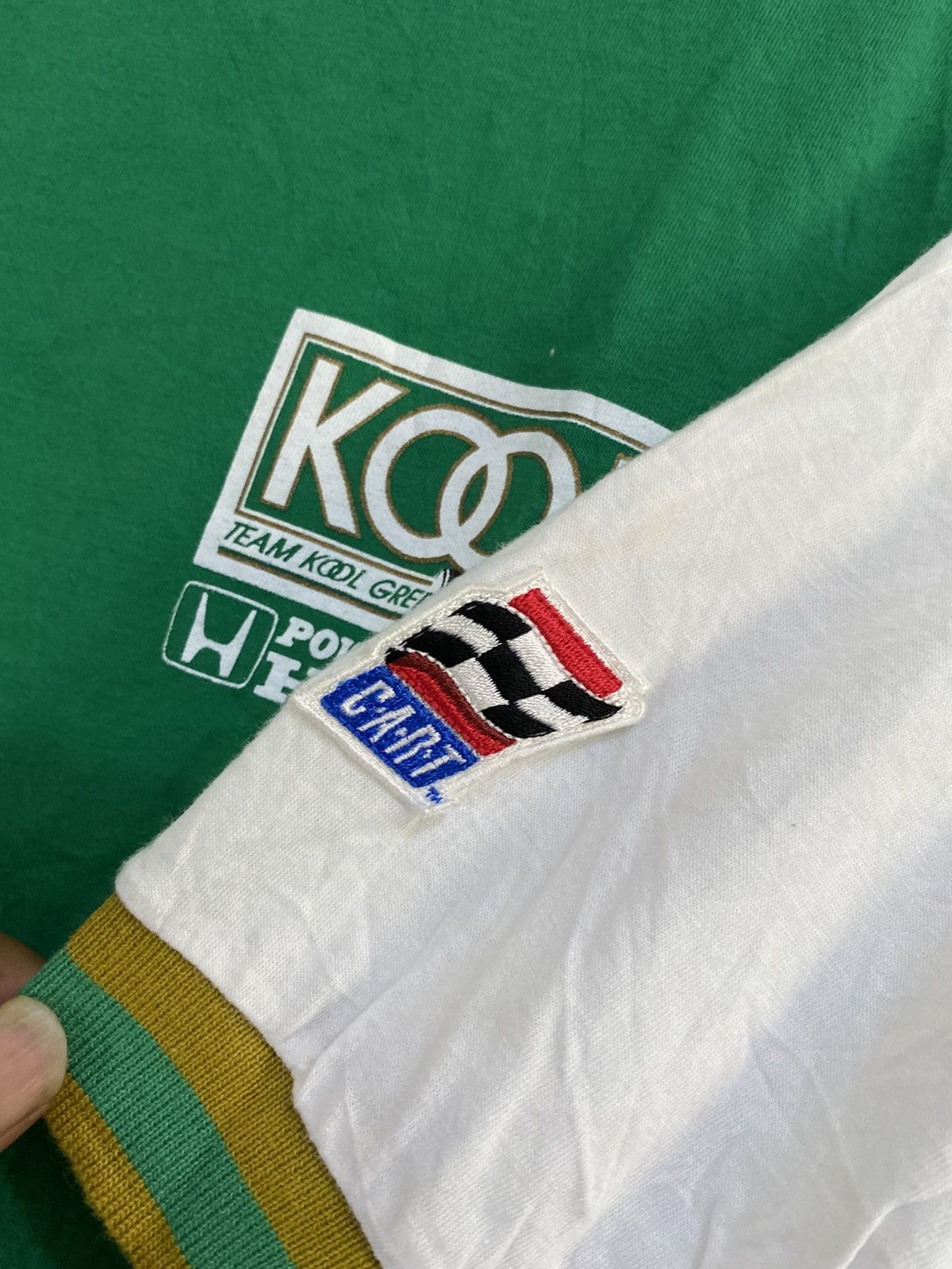 Honda Vintage 90s Honda Racing Team Kool Green Tee Size US M / EU 48-50 / 2 - 4 Thumbnail