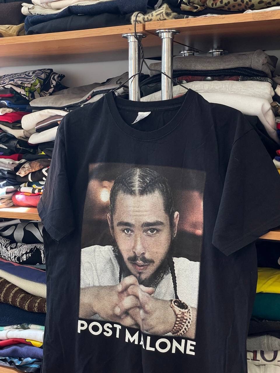 Hypebeast × Rap Tees Post Malone Posty Co Tour Rap Overlogo T Shirt Size US M / EU 48-50 / 2 - 8 Thumbnail