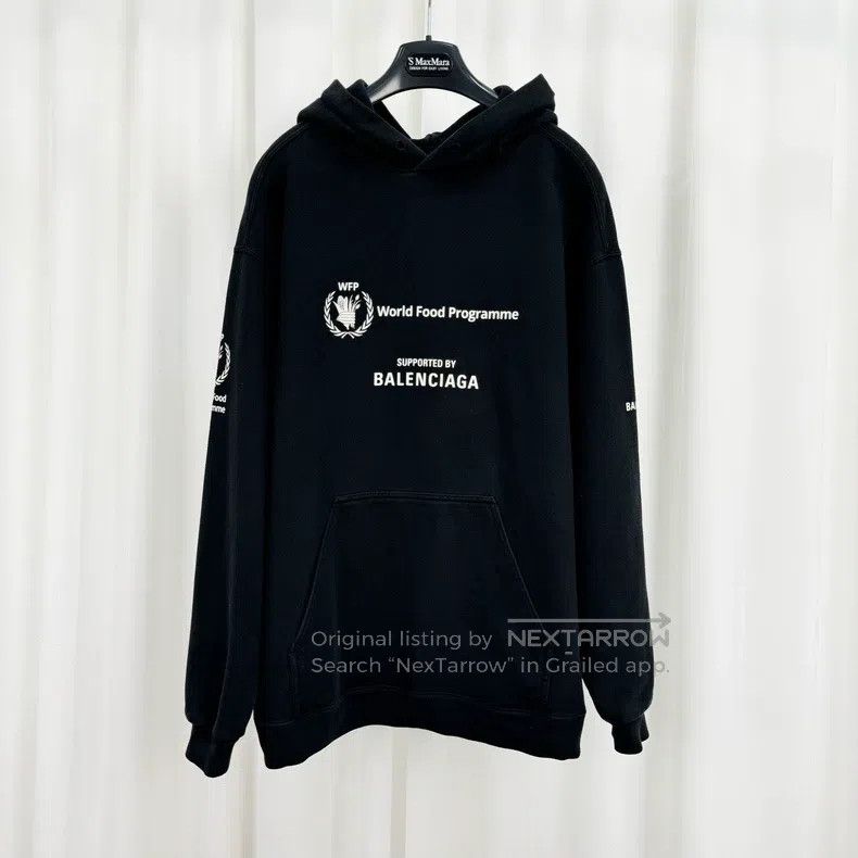 Balenciaga Balenciaga Grain Alphabet Hoodie Size US XS / EU 42 / 0 - 1 Thumbnail
