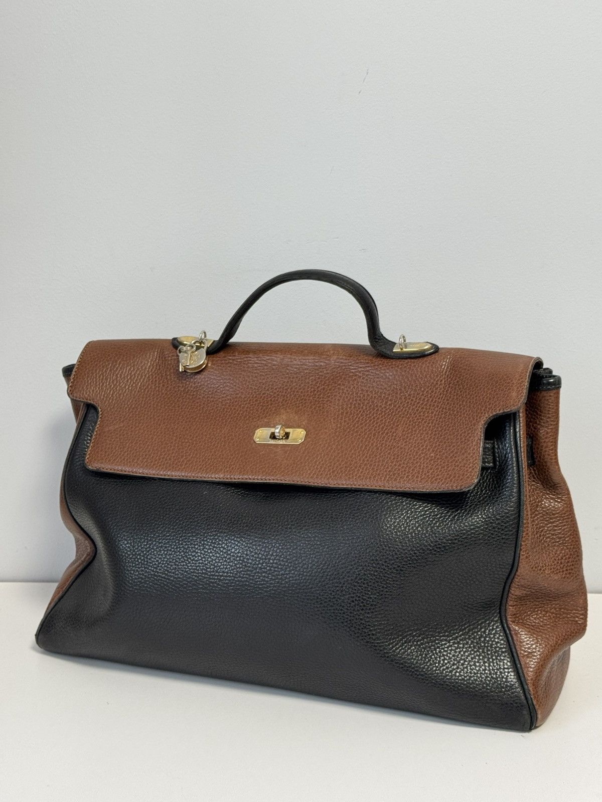 Other REDWALL Bag Foldover Envelope Brown Canvas Leather Cachemire Size ONE SIZE - 1 Thumbnail