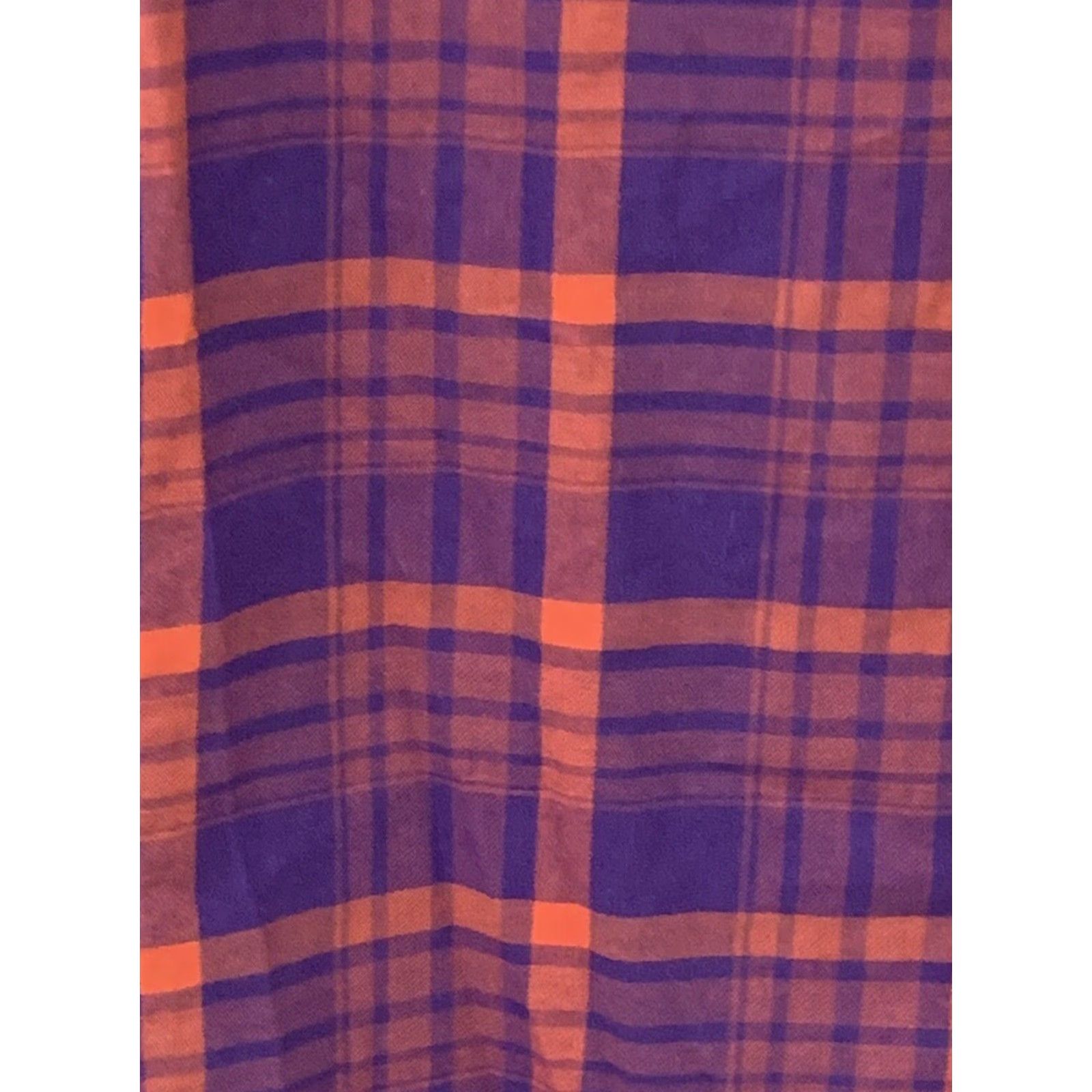 Marmot Marmot Flannel Shirt Womens Large Plaid Purple Orange Button Up Size L / US 10 / IT 46 - 3 Thumbnail