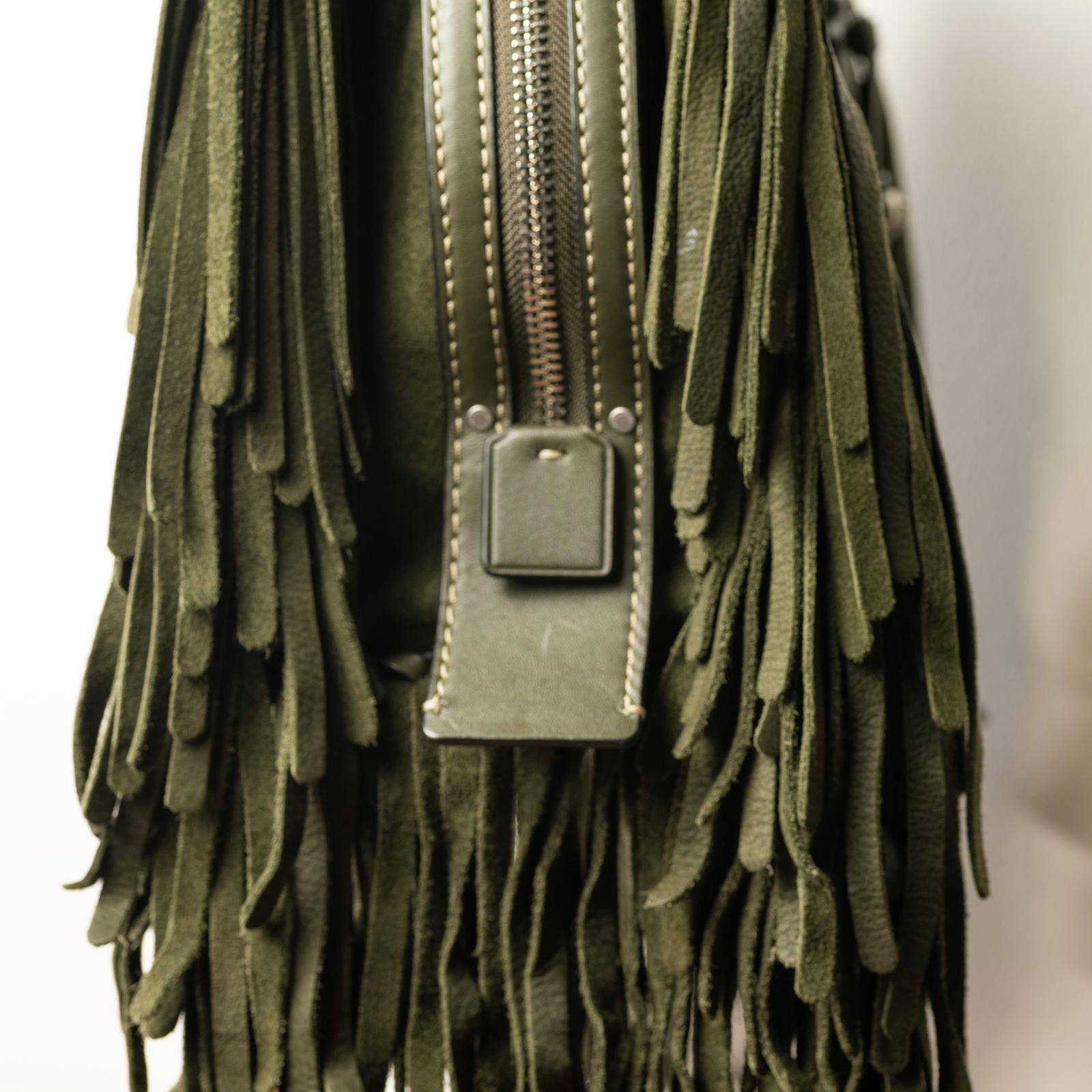 Coach NWT Coach 1941 Suede Fringe Rogue 31 Bag - Fern Size ONE SIZE - 5 Thumbnail