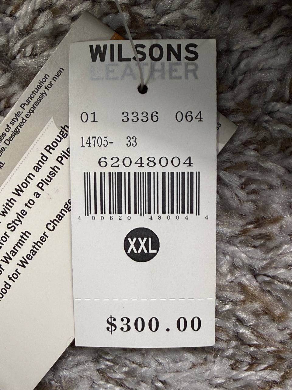 Wilsons Leather Vintage Wilsons Leather Genuine Leather Sherpa Lined Jacket Size US XXL / EU 58 / 5 - 7 Thumbnail