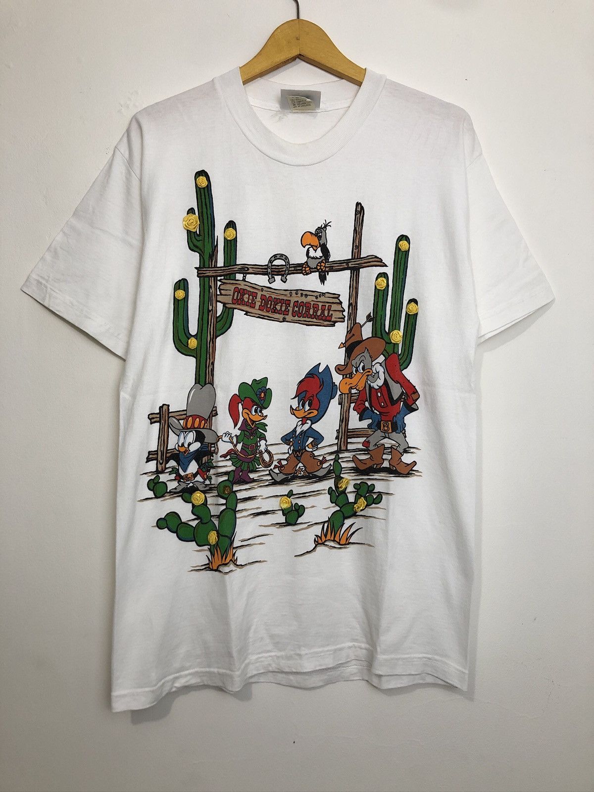 Universal Studios × Vintage Vintage Universal Studios Okie Dokie Corral T-Shirt Size US L / EU 52-54 / 3 - 1 Thumbnail