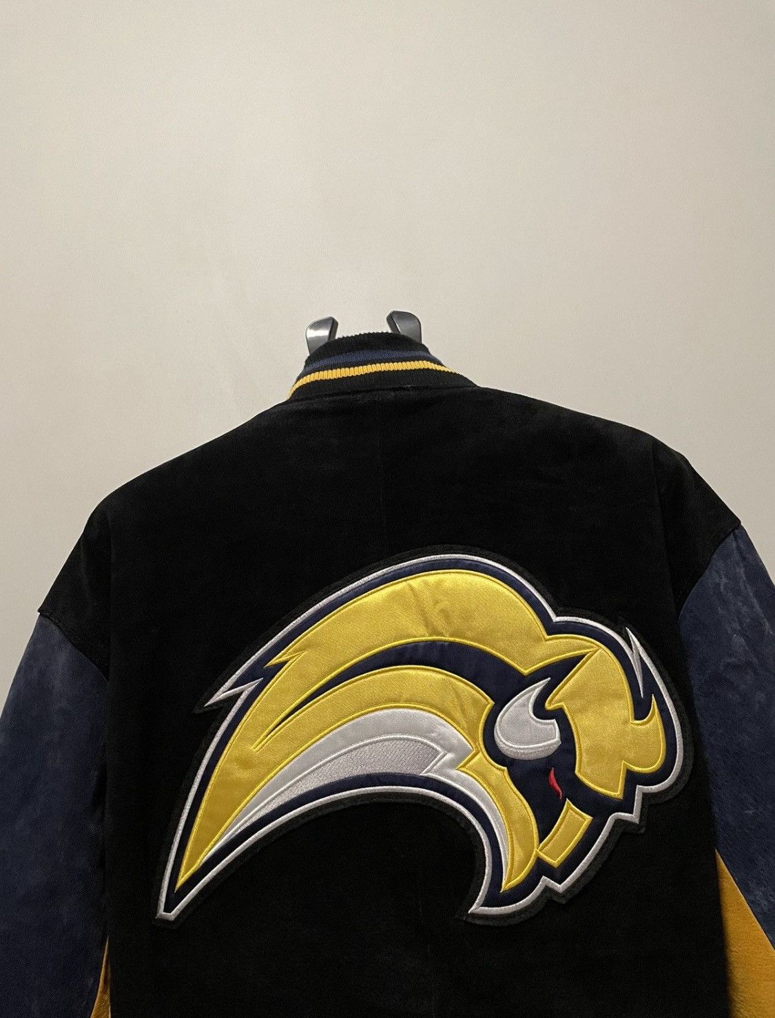 NHL × Vintage NHL Buffalo Sabres Vintage Varsity Jacket Size US XL / EU 56 / 4 - 4 Thumbnail