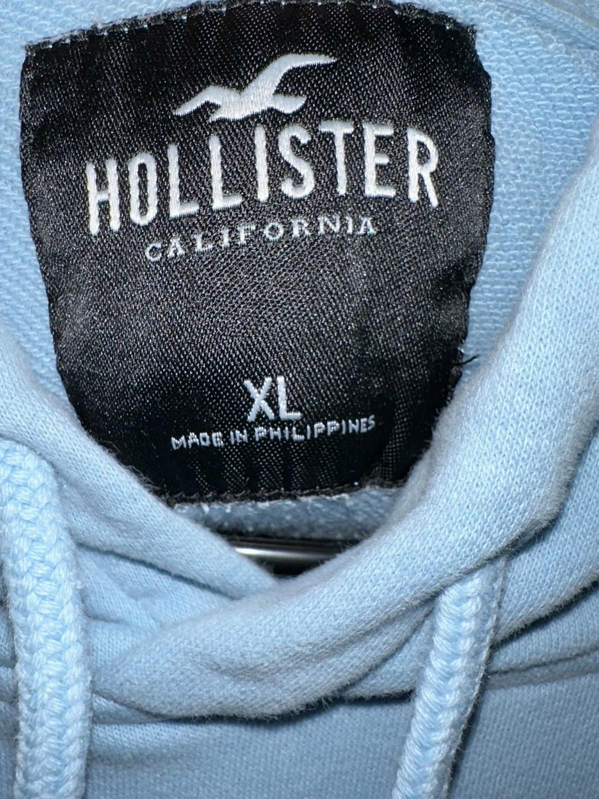 Hollister Hollister hoodie in XL pale blue -embroidered bird logo Size US XL / EU 56 / 4 - 8 Thumbnail