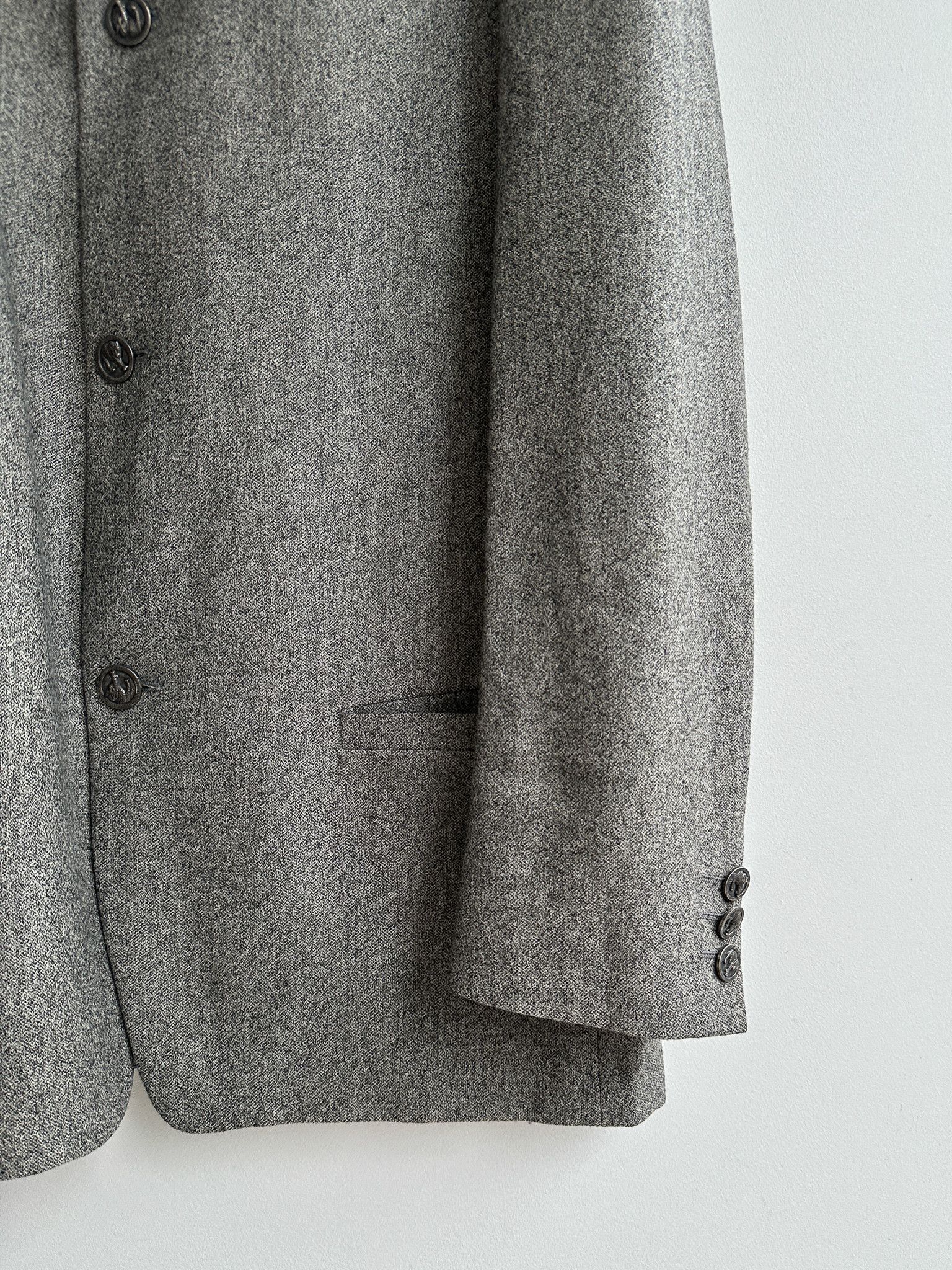 Versace Vintage Versus Gianni Versace Wool Blazer Jacket Size 38R - 6 Thumbnail