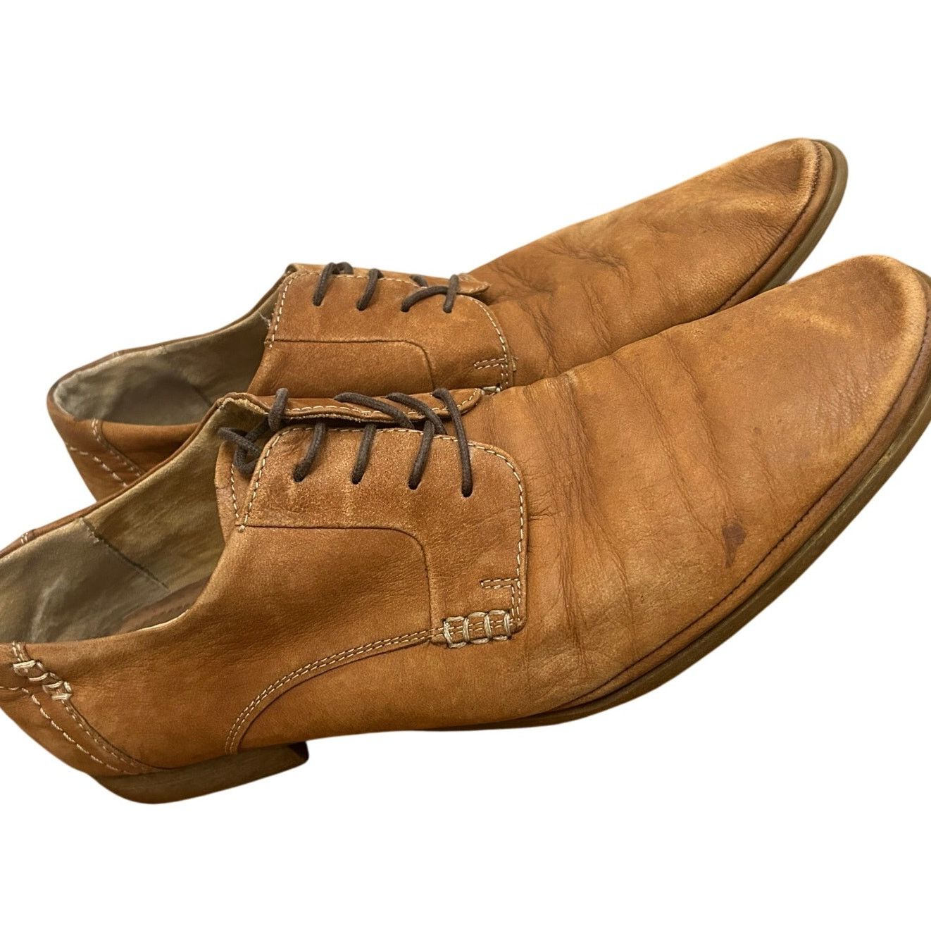 Other Lasocki Tan Leather Oxford Dress Shoes EU 45 Size US 11 / EU 44 - 2 Thumbnail