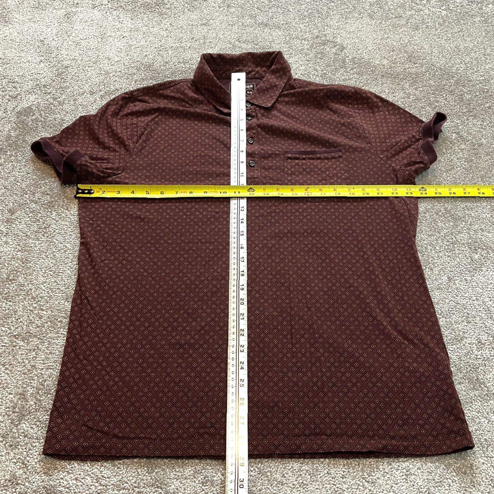 Express Express Polo Shirt Mens XL Dark Red Pocket Collared Moisture Wicking Stretch Polo Shirt Mens XL Dark Red Pocket Collared Moisture Wicking Stretch Size US XL / EU 56 / 4 - 4 Thumbnail