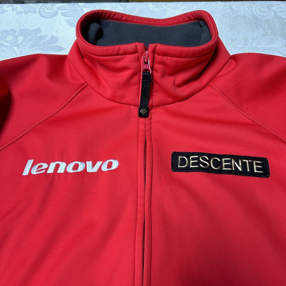 Descente DESCENTE Mens Red Water-Resistant Soft-Shell Jacket Small Size US S / EU 44-46 / 1 - 5 Thumbnail