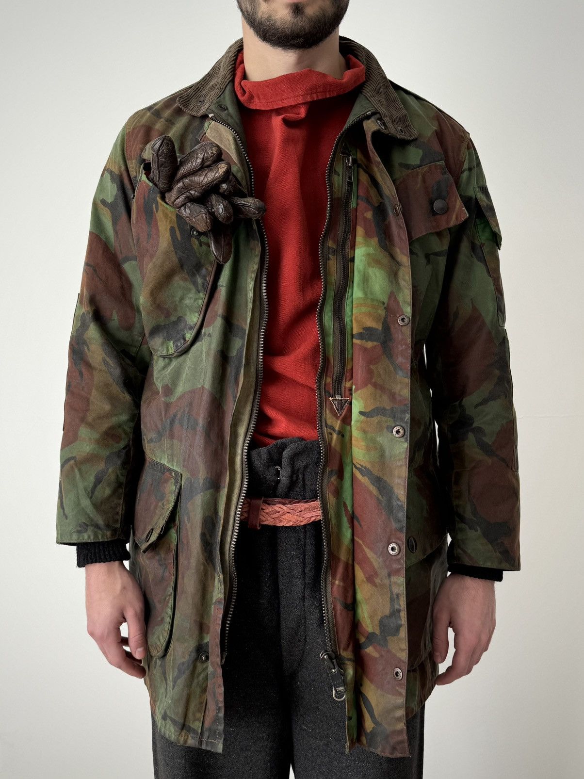 Barbour 1980s Vintage Barbour DPM Camo 'A80 Military' Wax Jacket Size US M / EU 48-50 / 2 - 2 Thumbnail