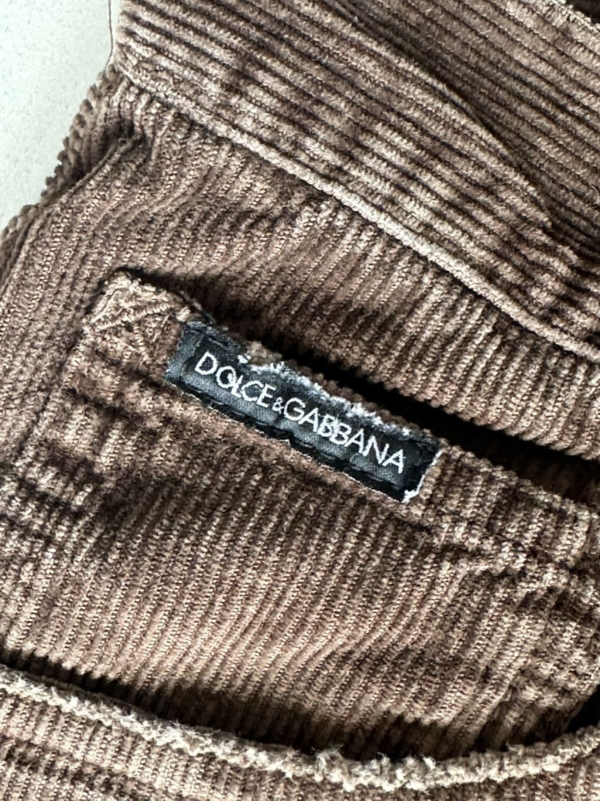 Dolce & Gabbana Dolce & Gabbana Vintage Corduroy Pants Size 32" / US 10 / IT 46 - 4 Thumbnail