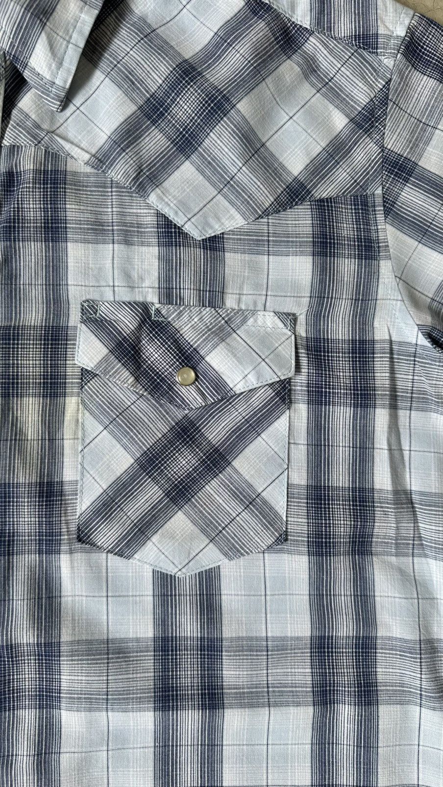 Wrangler VINTAGE WRANGLER WRENCHED COWBOY PEARL SNAP SHIRT Size US L / EU 52-54 / 3 - 3 Thumbnail