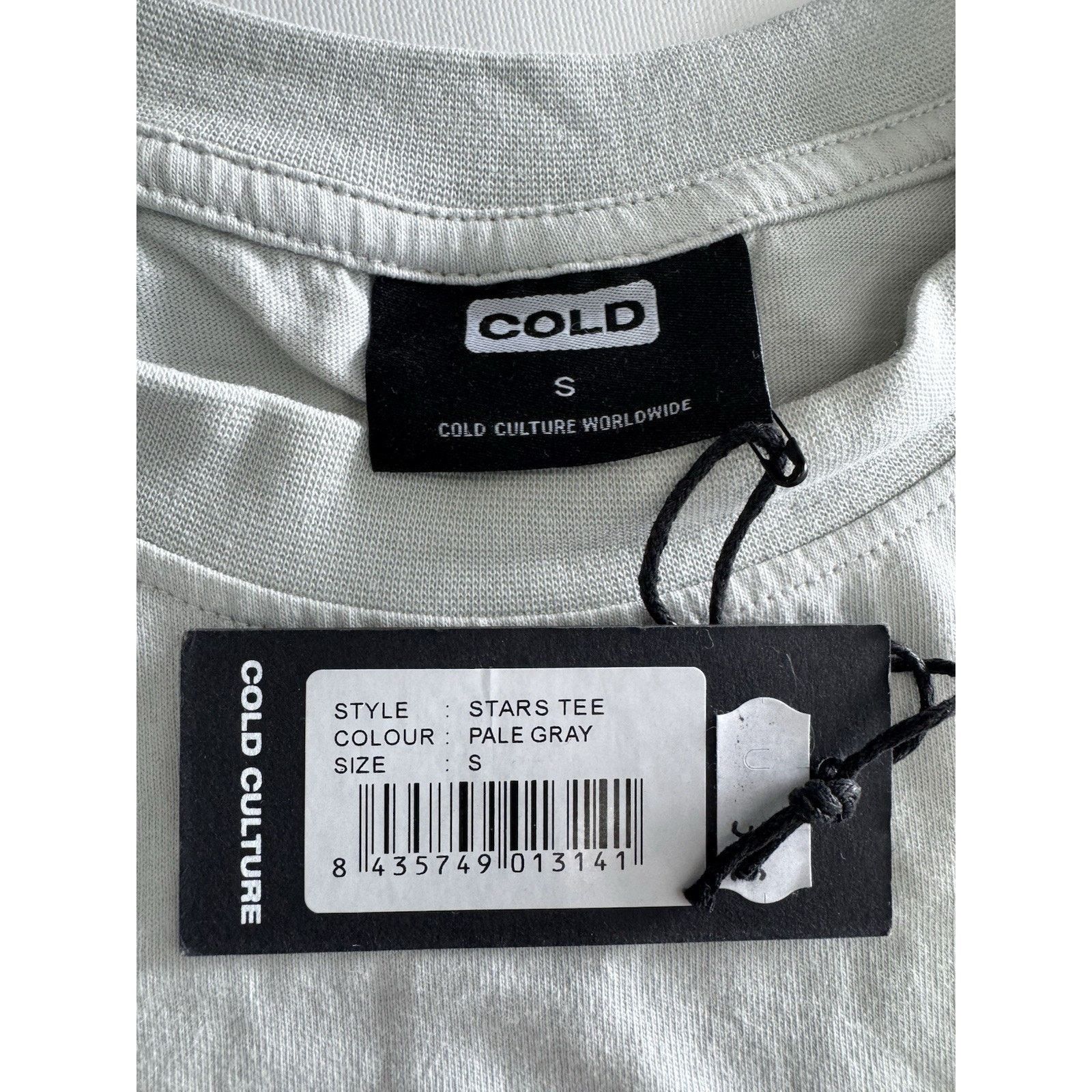 Other Cold Culture Unisex Oversized stars Tee Pale Gray Size US S / EU 44-46 / 1 - 5 Thumbnail