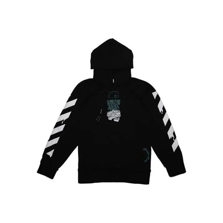 Off-White Off-White Black Droplet Arrow Hoodie 0079 Size US XS / EU 42 / 0 - 1 Thumbnail